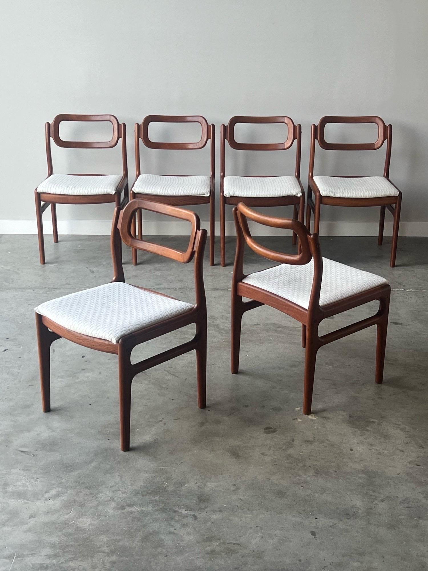 Mid-Century Modern Mid-Century Dining Chairs by Johannes Andersen for Uldum Møbelfabrik