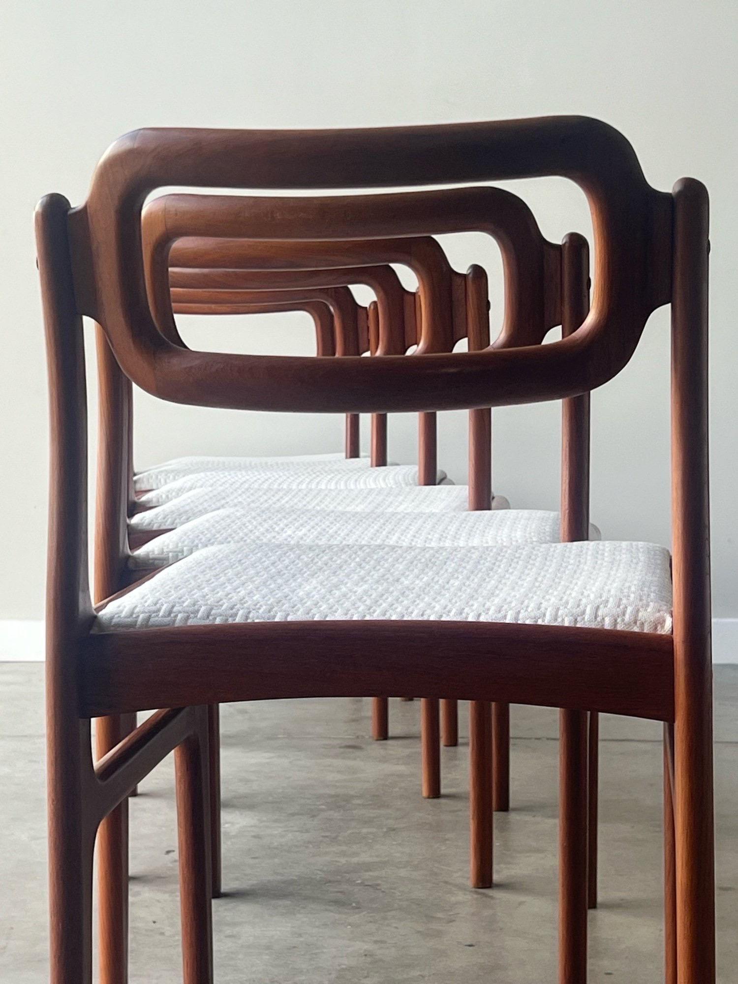 Mid-20th Century Mid-Century Dining Chairs by Johannes Andersen for Uldum Møbelfabrik