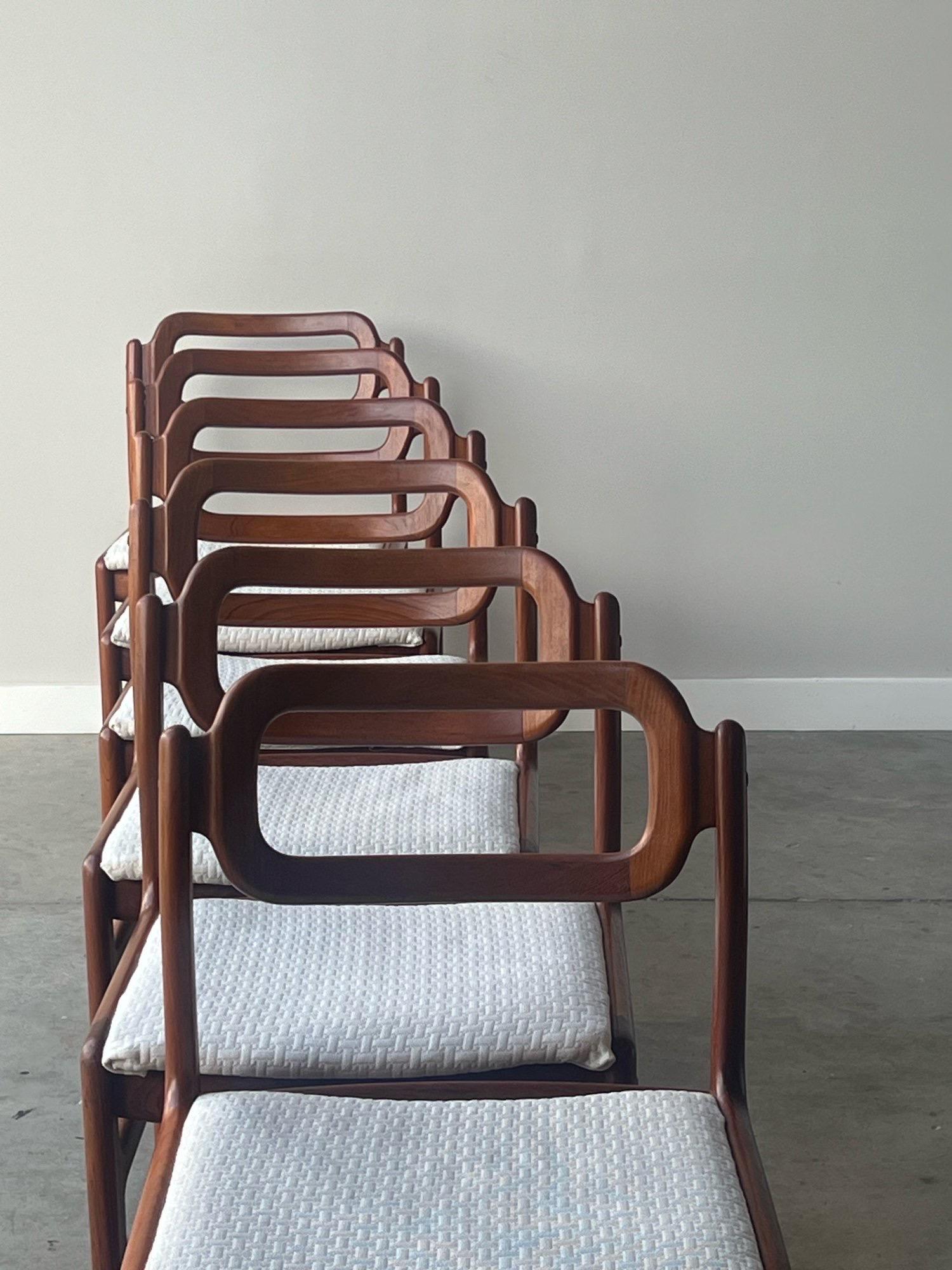 Mid-Century Dining Chairs by Johannes Andersen for Uldum Møbelfabrik 1