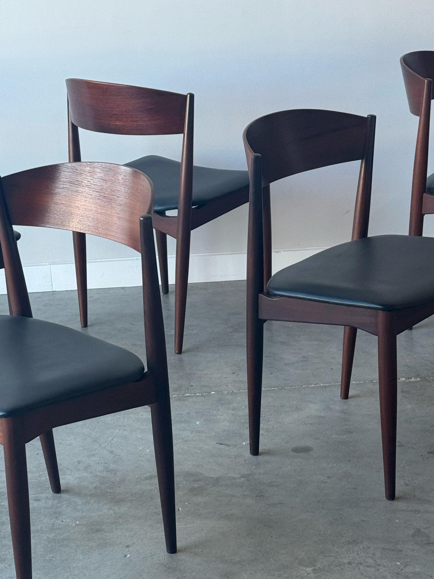 Mid-Century Modern Mid-Century Dining Chairs by Jydsk Møbelindustri Skanderborg For Sale