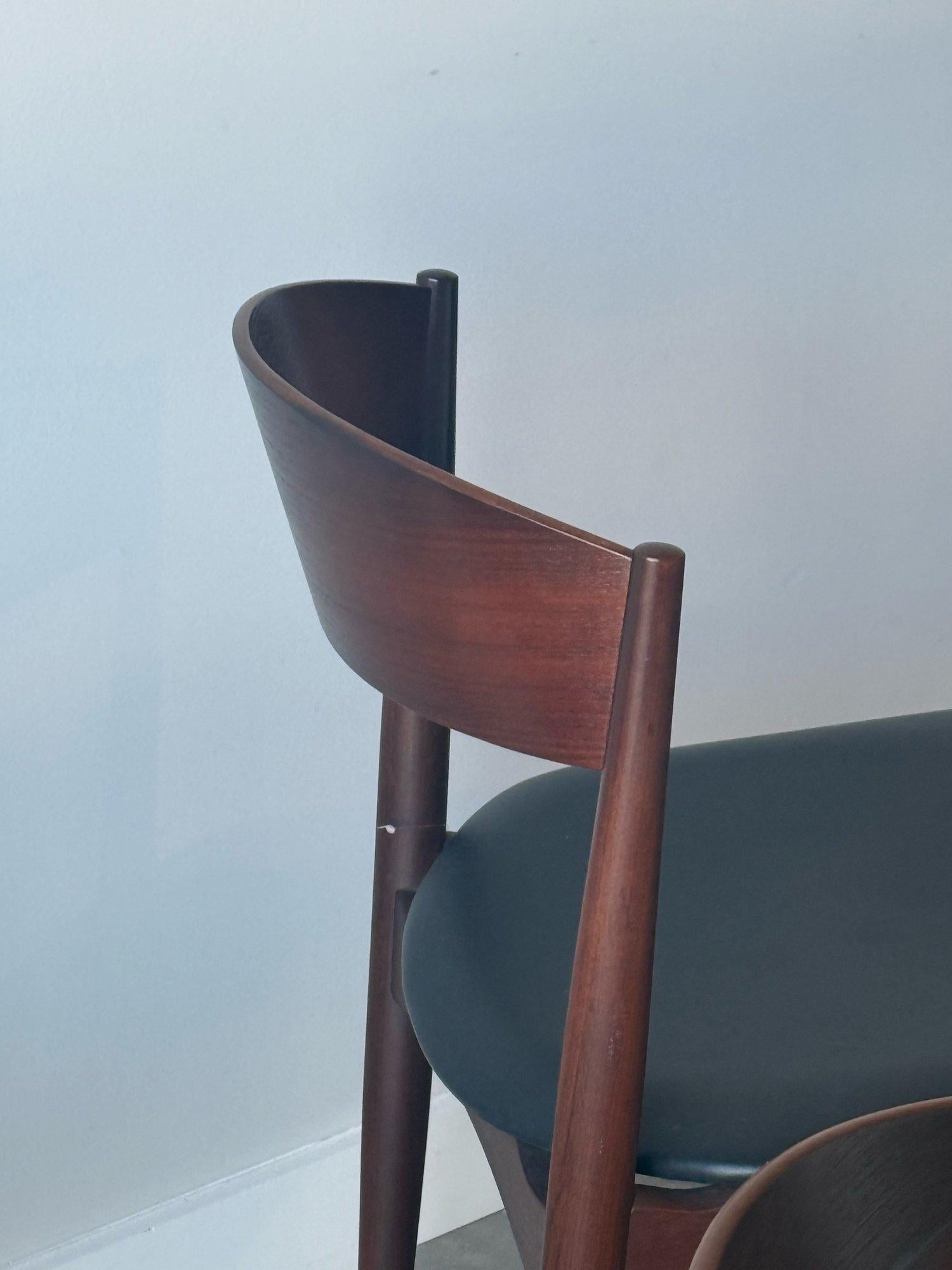 Wood Mid-Century Dining Chairs by Jydsk Møbelindustri Skanderborg For Sale