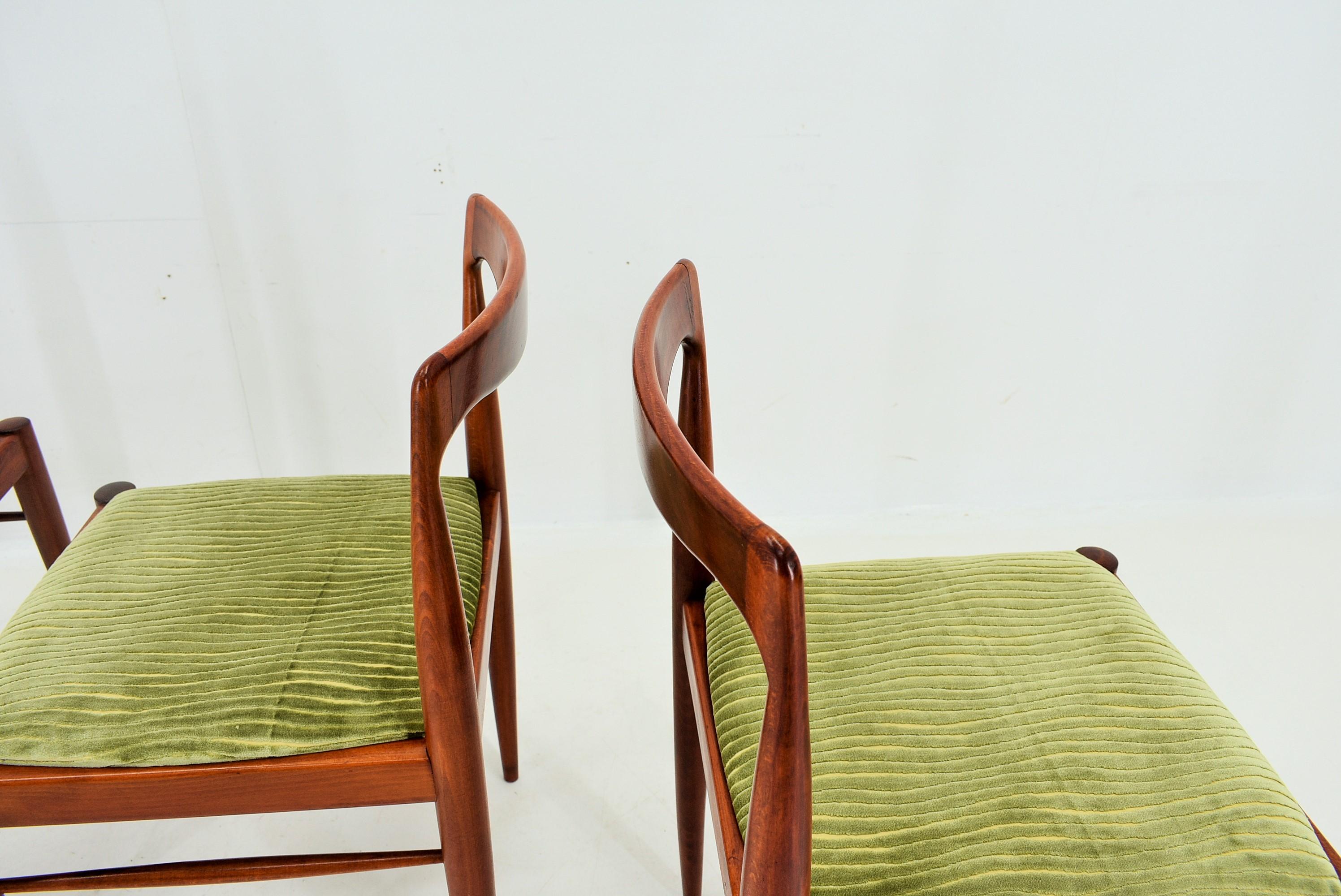 Mid-Century Dining Chairs by Karel Vyčítal, 1960's For Sale 3