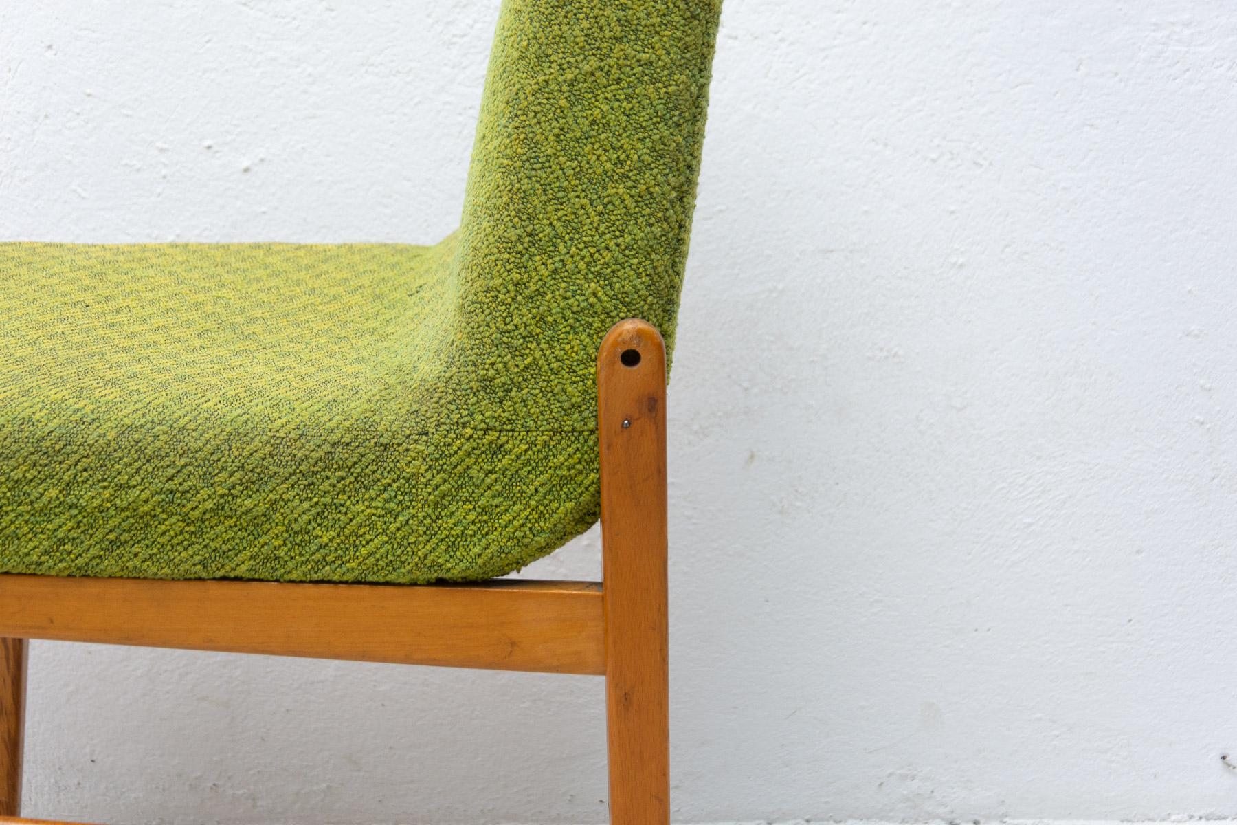 Chaises de salle à manger du milieu du siècle par Miroslav Navrátil, 1960, ensemble de 4 en vente 8