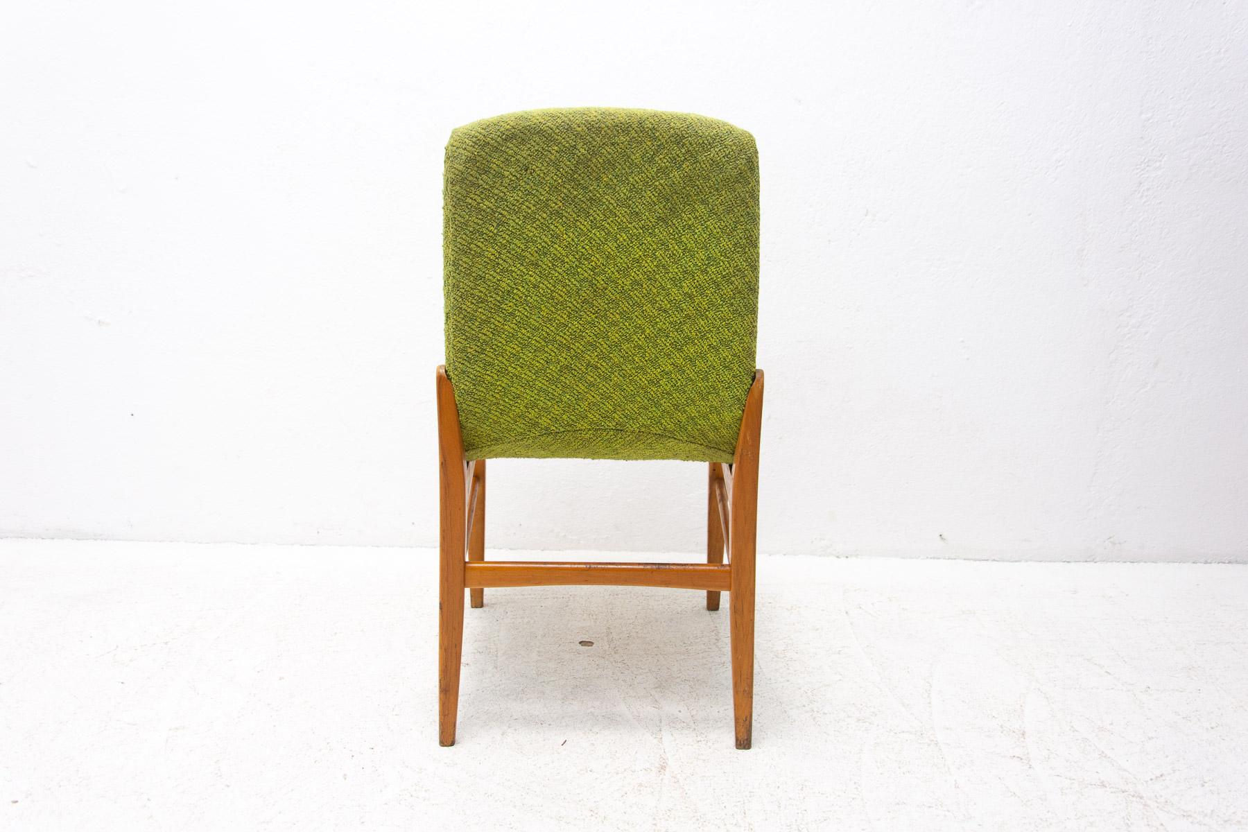 Mid Century Dining Chairs by Miroslav Navrátil, 1960s, Set of 4 For Sale 9