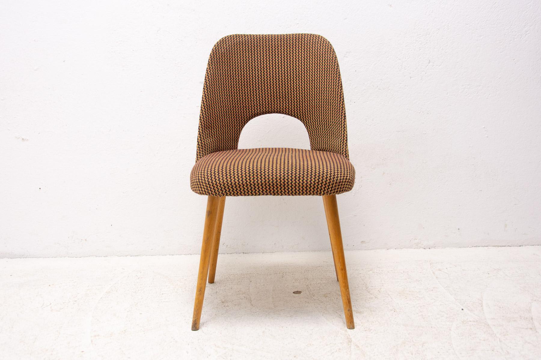  Mid century dining chairs by Radomír Hofman, 1960´s, set of 2 For Sale 3