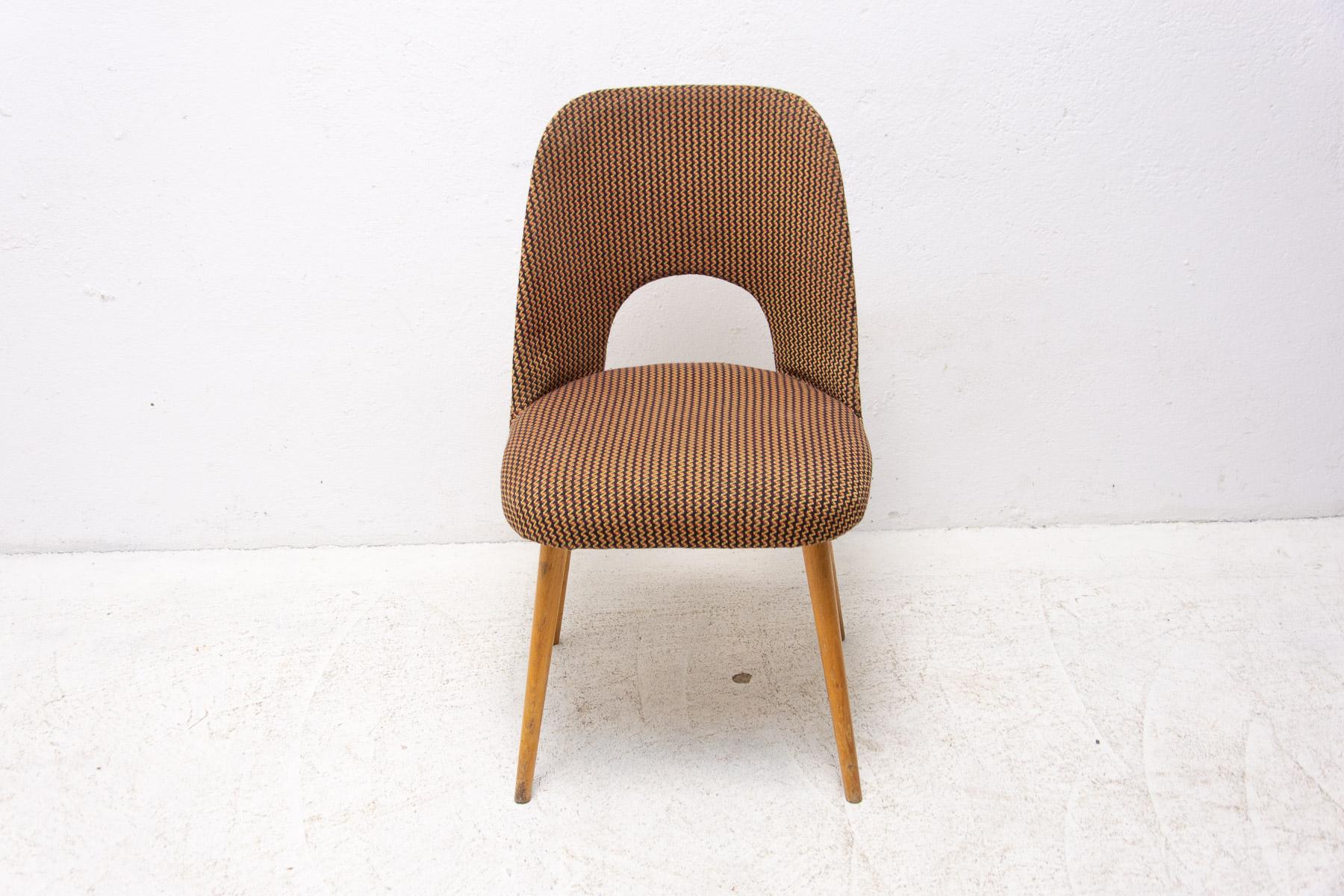  Mid century dining chairs by Radomír Hofman, 1960´s, set of 2 For Sale 4