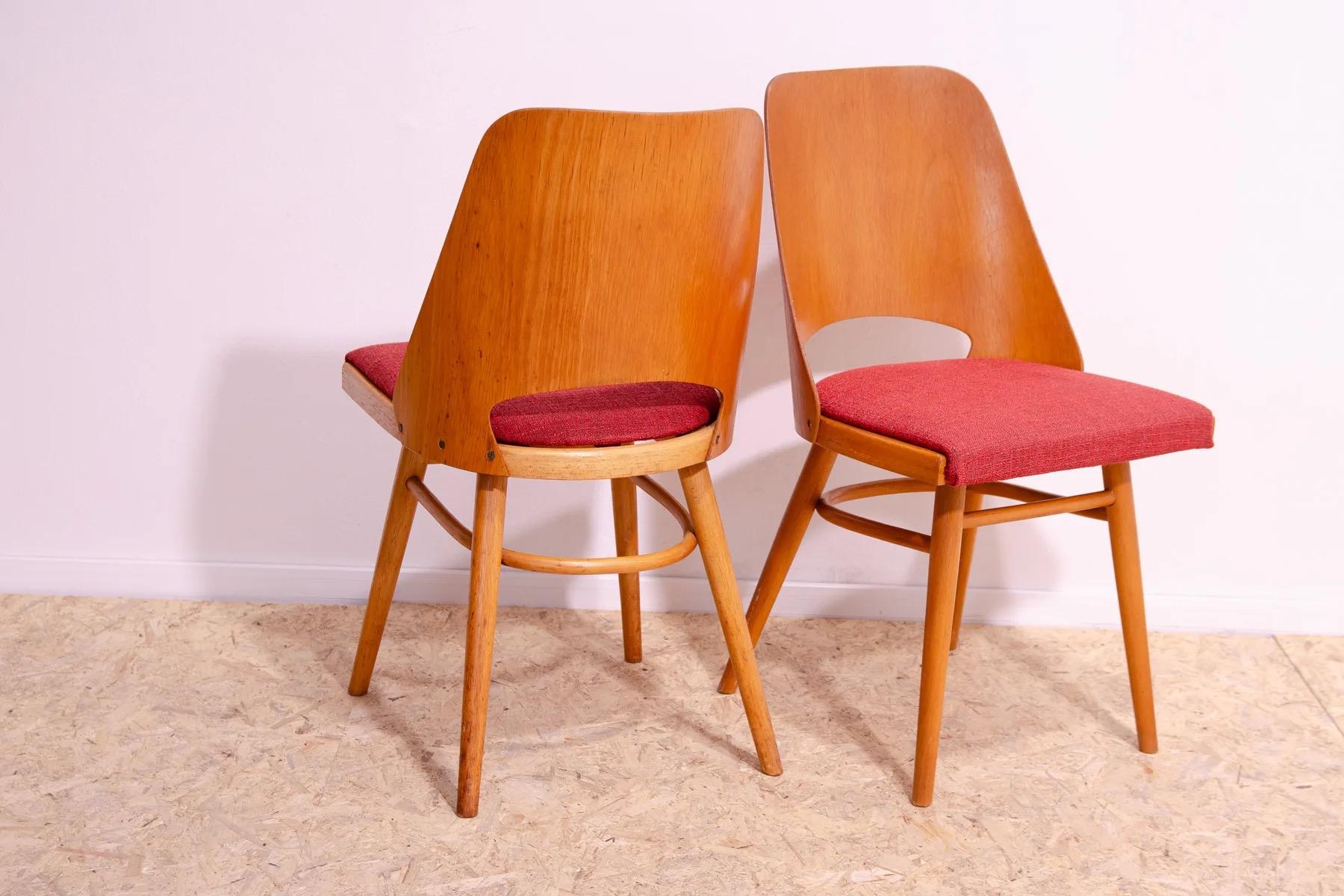 20ième siècle Chaises de salle à manger du milieu du siècle par Radomír Hofman, années 1960, ensemble de 6 en vente