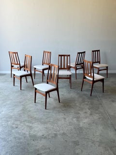 Chaises de salle à manger du milieu du siècle par Schiønning & Elgaard - Ensemble de huit