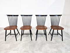 Mid Century Dining Chairs by Sven Erik Fryklund for Haga Fors, 1960s