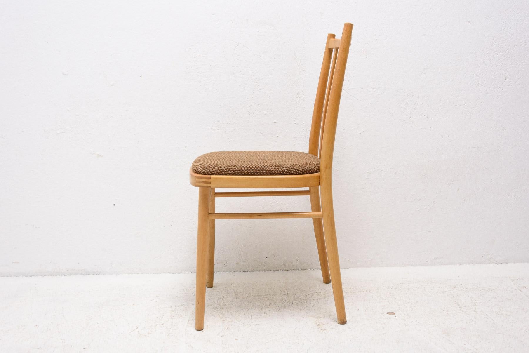 Mid Century Dining Chairs by Tatra Nabytok, Czechoslovakia, 1960´s, Set of 2 For Sale 7