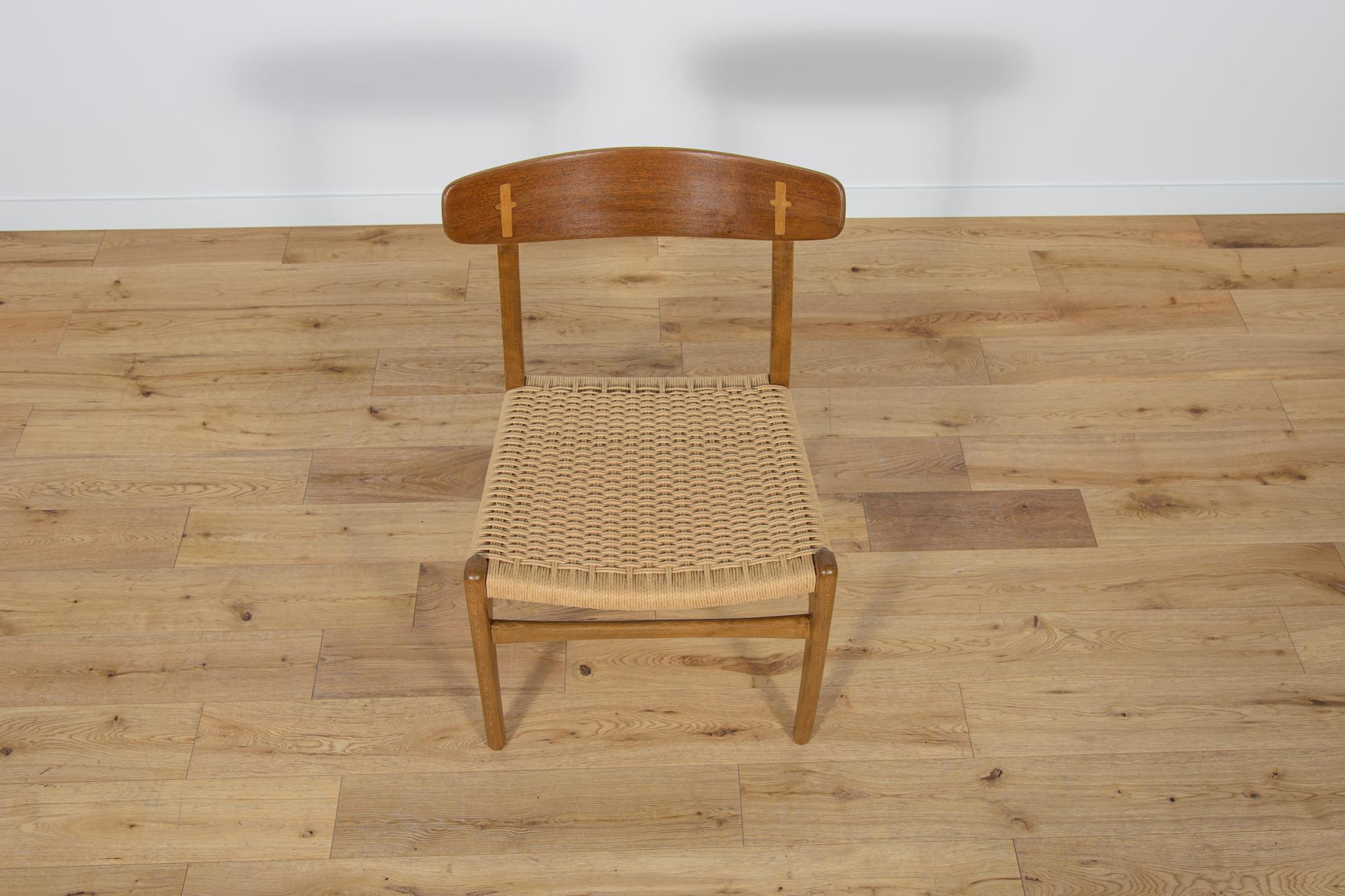 Chaises de salle à manger du milieu du siècle CH23  par Hans J. Wegner pour Carl Hansen & Søn. en vente 2