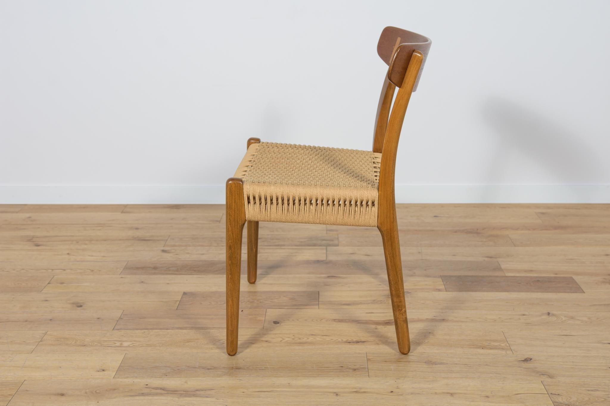 Chaises de salle à manger du milieu du siècle CH23  par Hans J. Wegner pour Carl Hansen & Søn. en vente 4