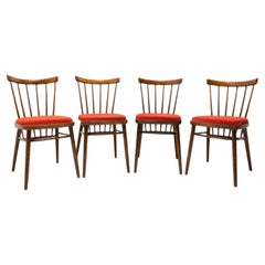 Chaises de salle à manger du milieu du siècle conçues par J.Kobylka, années 1960, lot de quatre