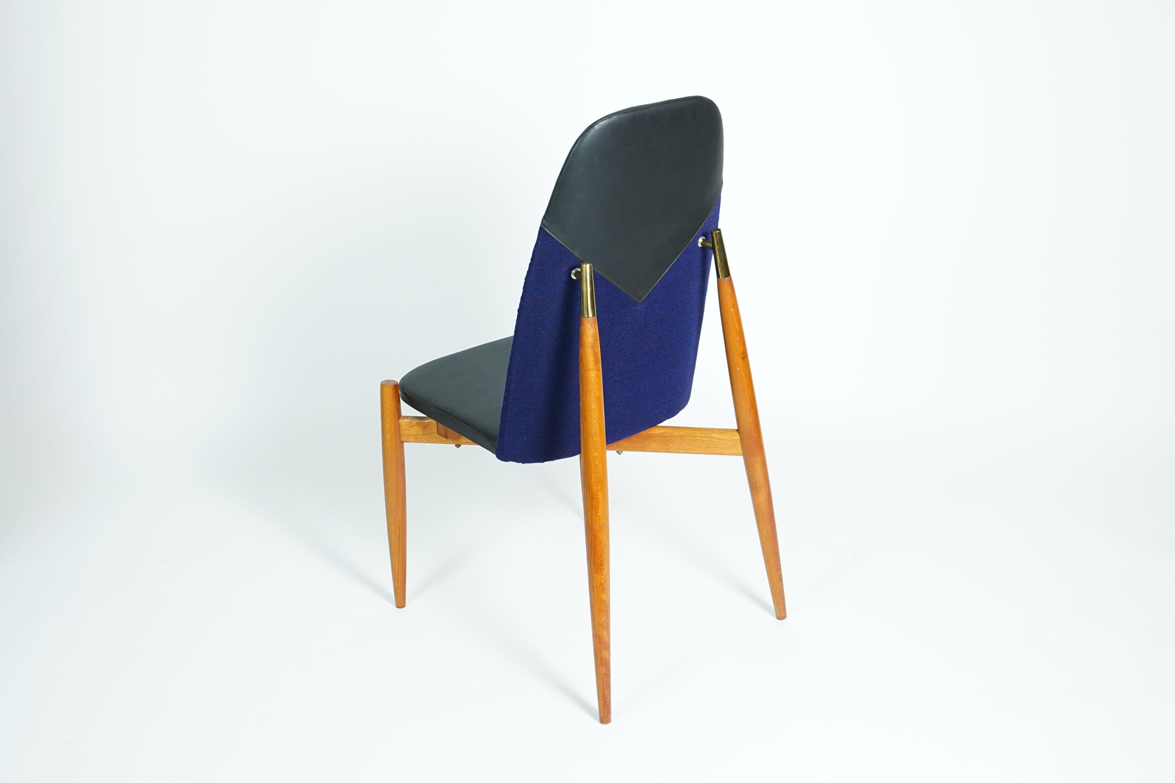 Czech Midcentury Dining Chairs from Miroslav Navratil For Sale