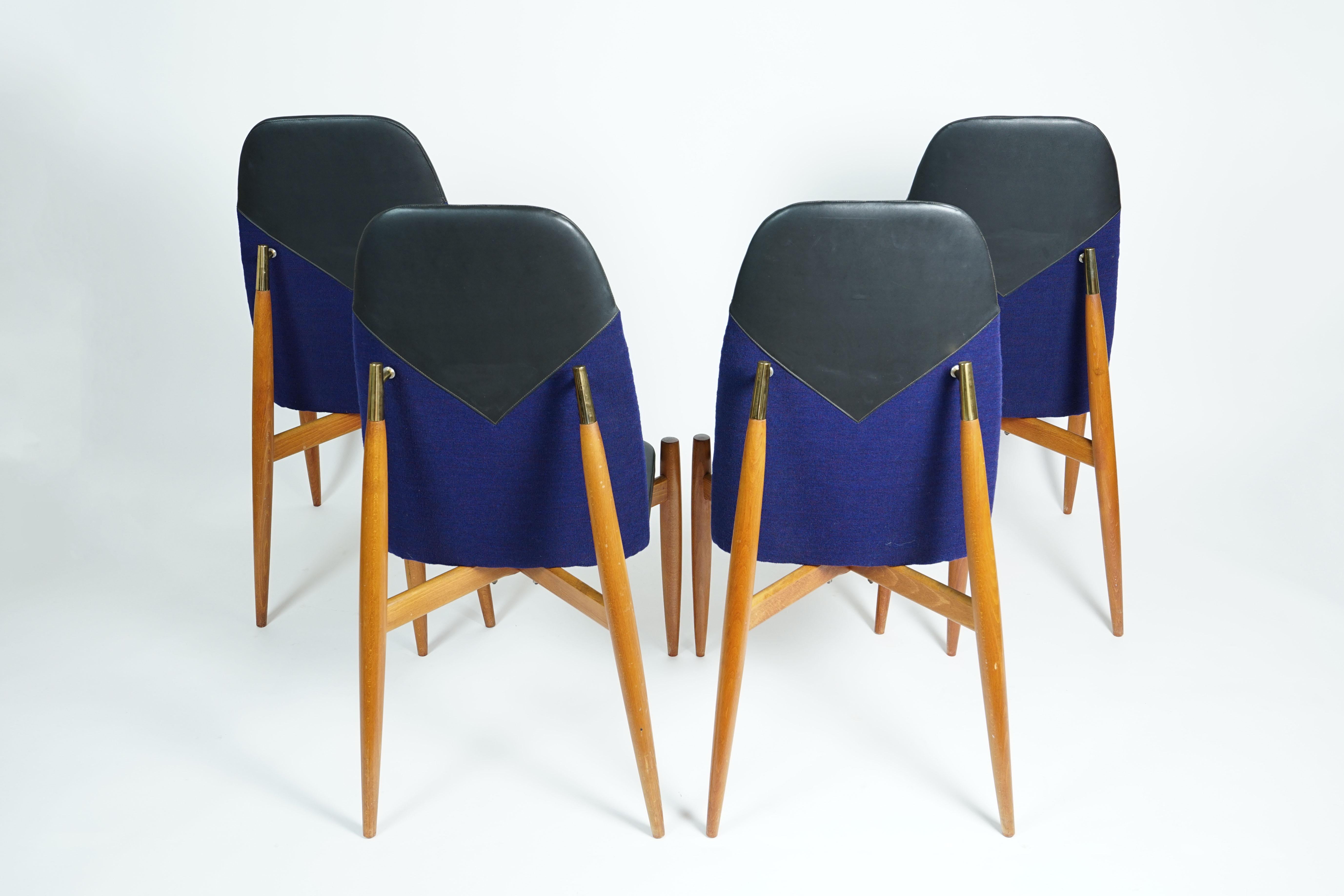 Mid-20th Century Midcentury Dining Chairs from Miroslav Navratil For Sale