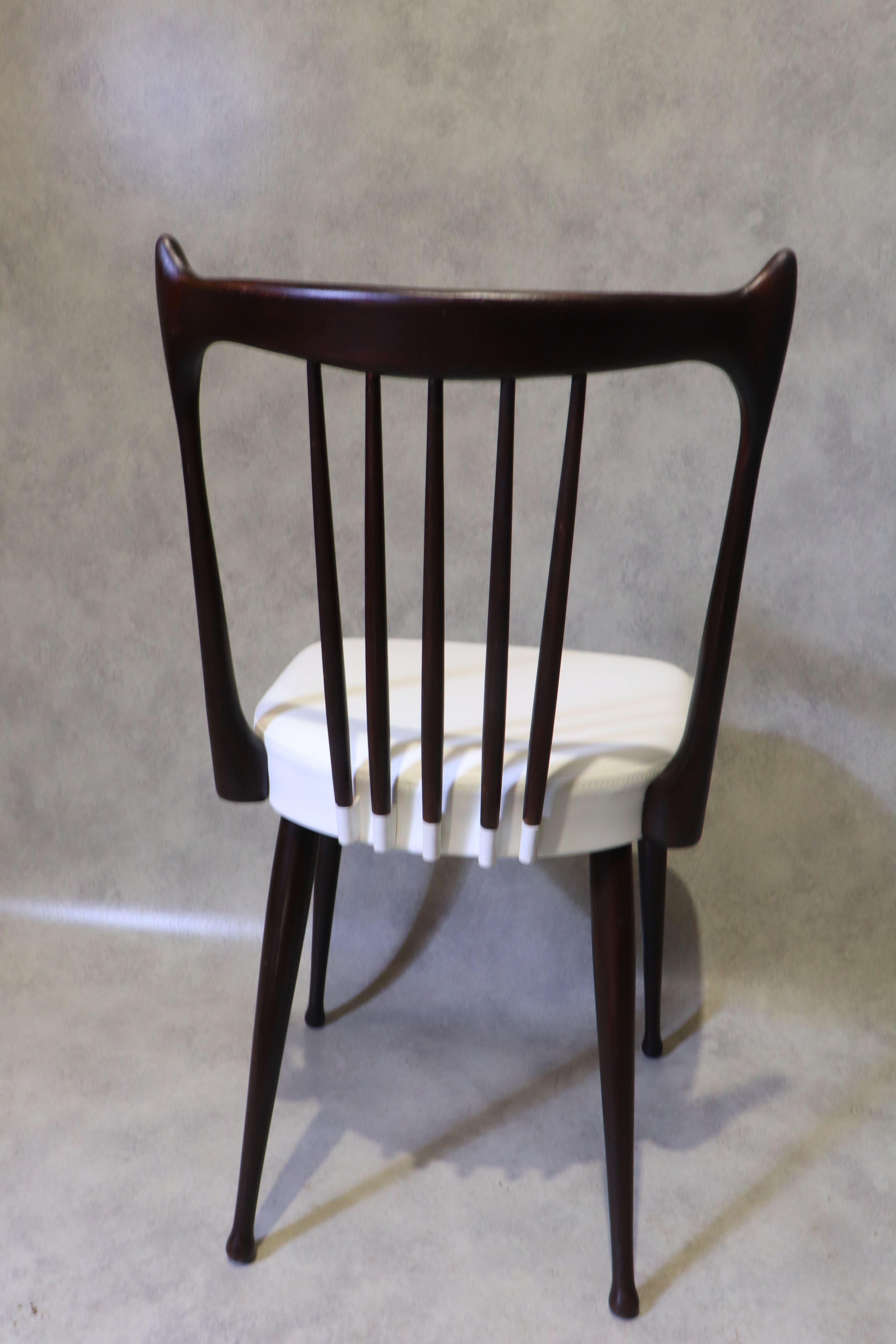 20th Century Vintage Dining Chairs from Dutch Stevens Producer Set of 4 5
