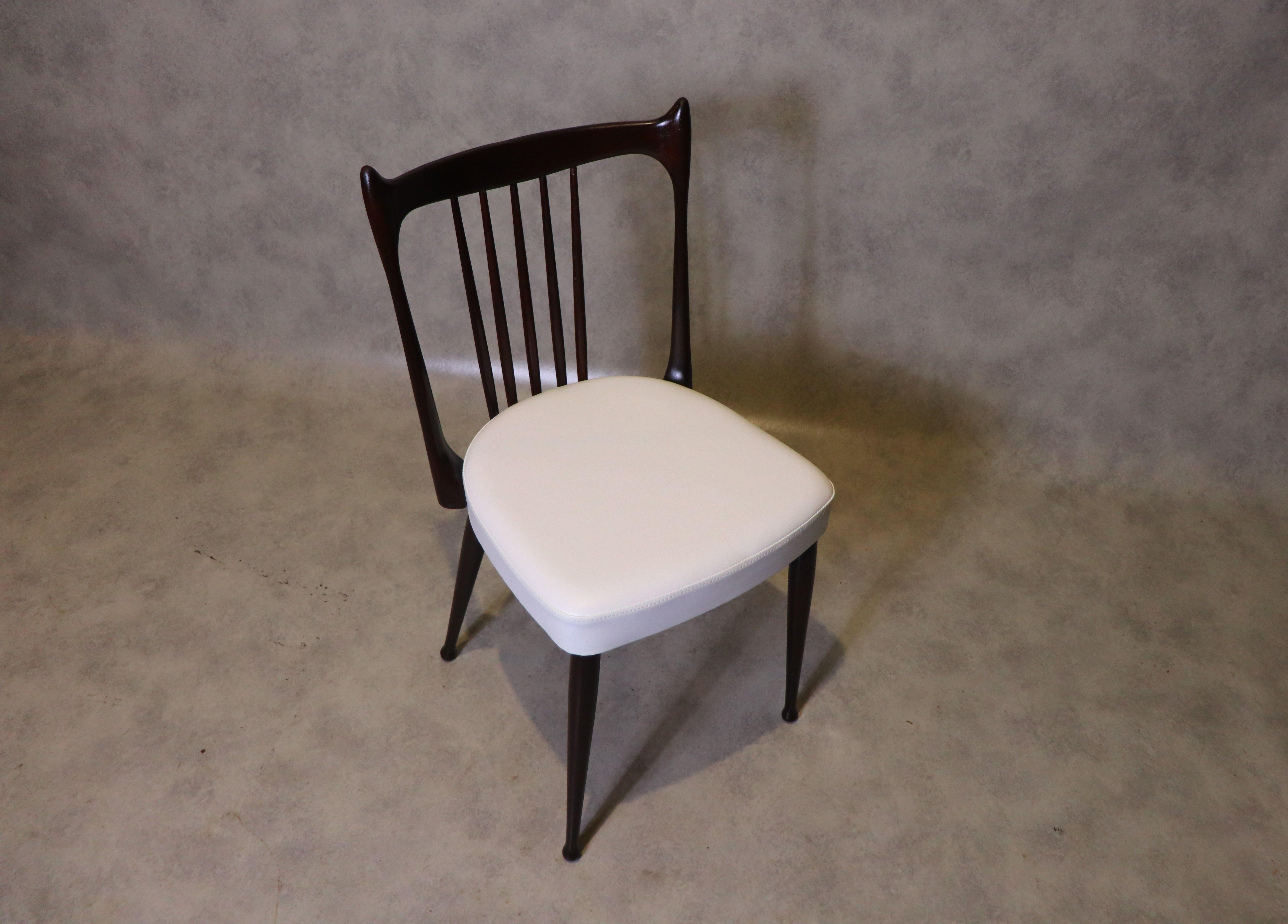 20th Century Vintage Dining Chairs from Dutch Stevens Producer Set of 4 2