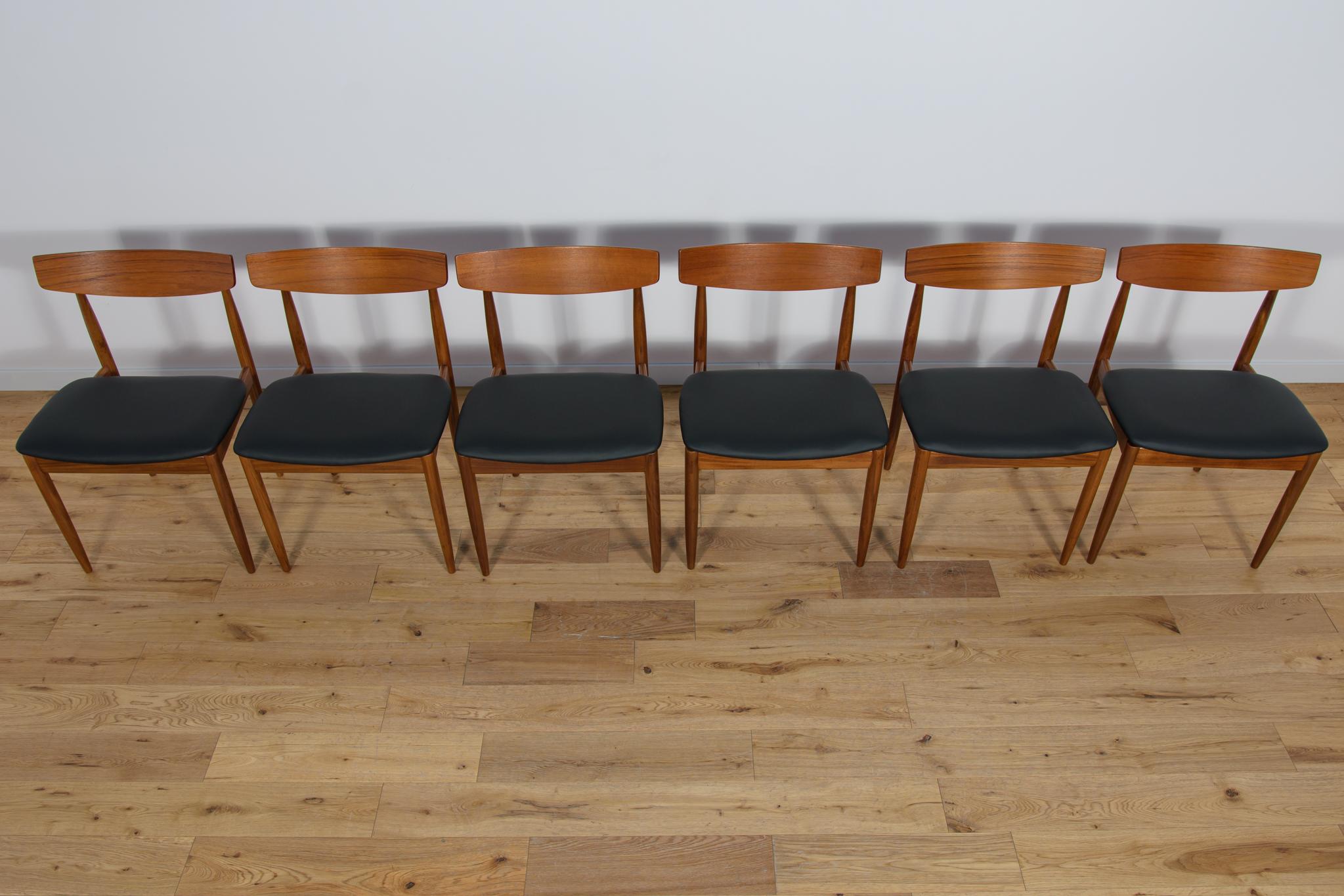 Esszimmerstühle aus Teakholz von Ib Kofod Larsen für G-Plan aus der Mitte des Jahrhunderts, 1960er Jahre. (Moderne der Mitte des Jahrhunderts)