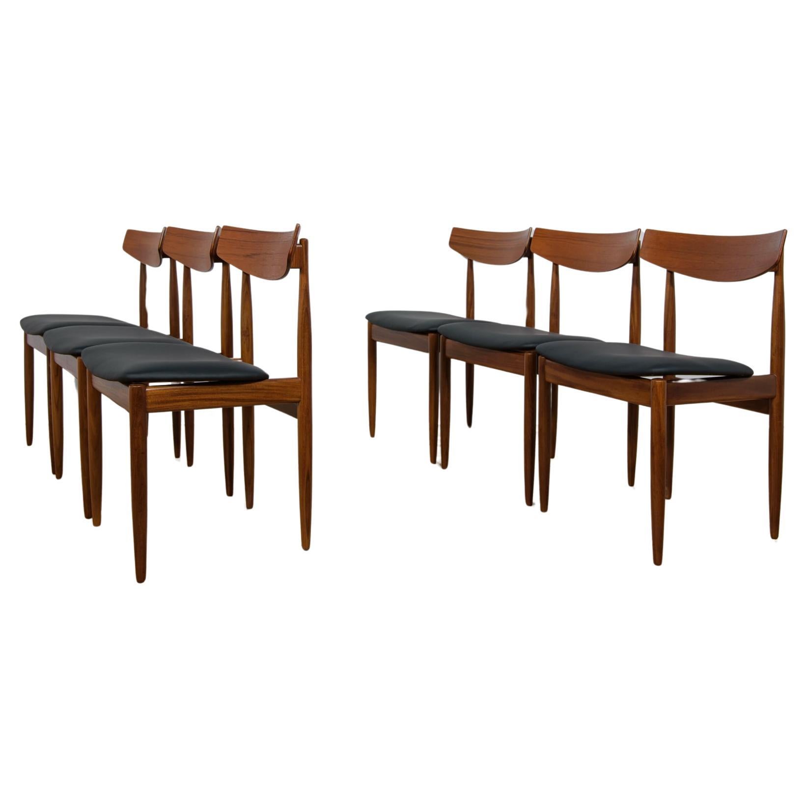 Mid-Century Dining Chairs in Teak by Ib Kofod Larsen for G-Plan, 1960s. For Sale