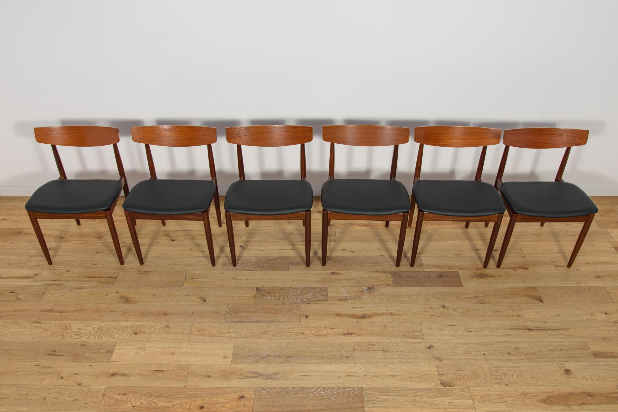 Mid-Century Modern Mid-Century Dining Chairs in Teak by Ib Kofod Larsen for G-Plan, Great Britain. For Sale