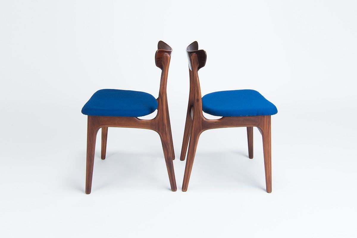 Mid-Century Modern Mid Century Dining Chairs in Teak Schonning & Elgaard, Danish Design 1950’s