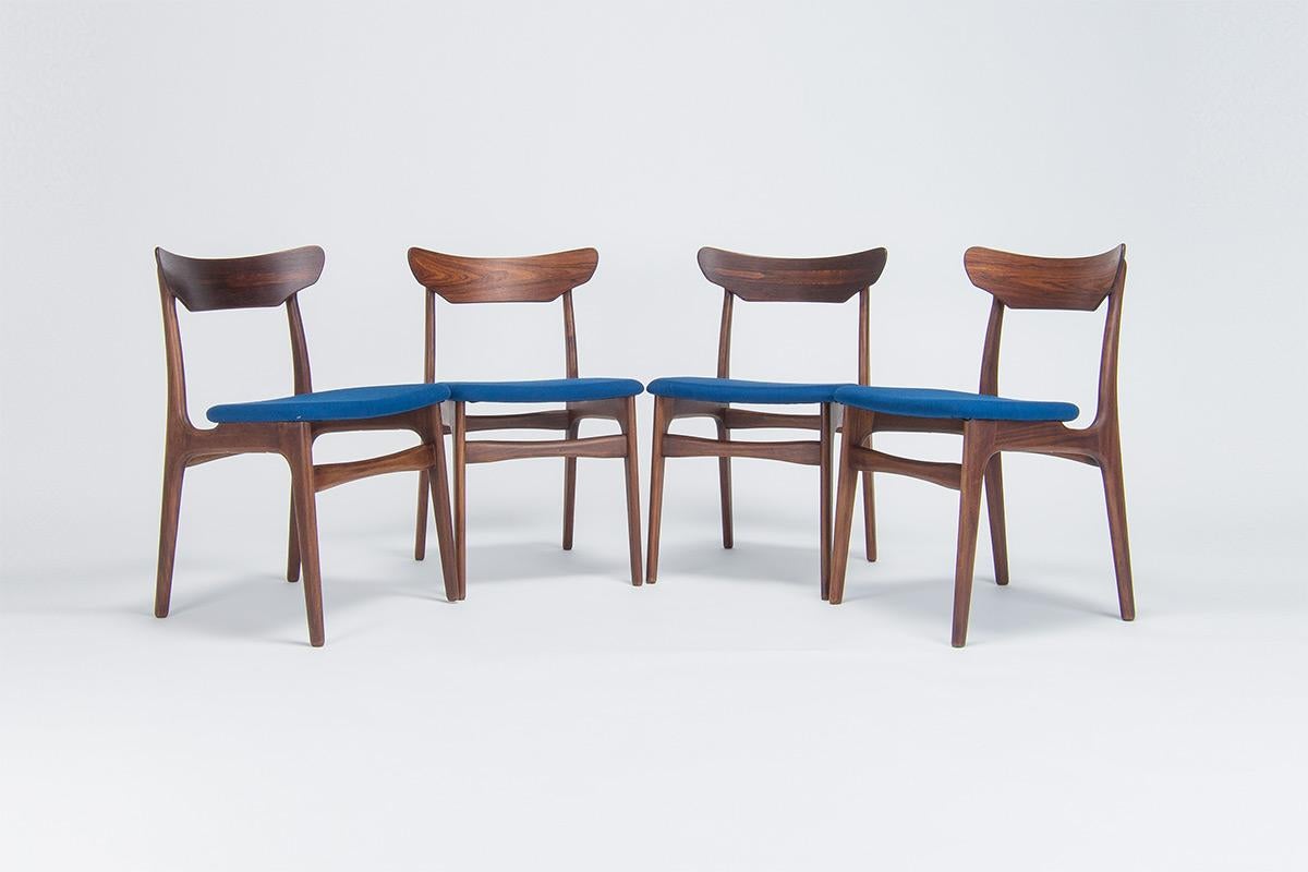 Mid Century Dining Chairs in Teak Schonning & Elgaard, Danish Design 1950’s 3