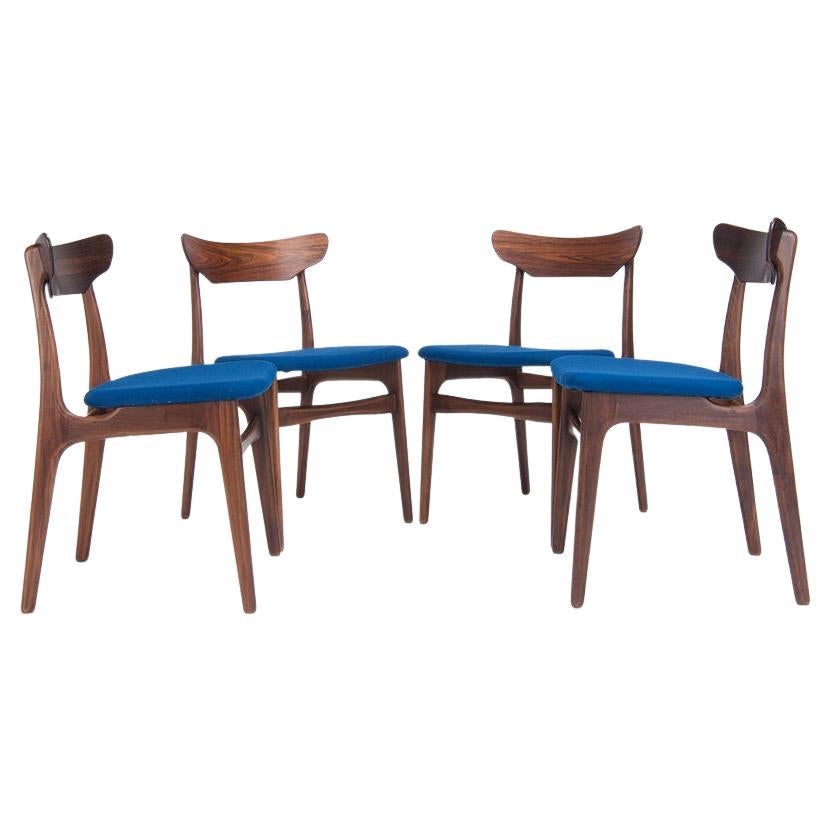 Mid Century Dining Chairs in Teak Schonning & Elgaard, Danish Design 1950’s