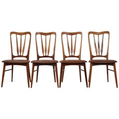 Midcentury Dining Chairs “Ingrid” by Koefoeds Hornslet Set of 4