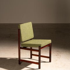 Sillas de Comedor de Mediano Siglo 'Marco', por Sergio Rodrigues, Madera noble brasileña