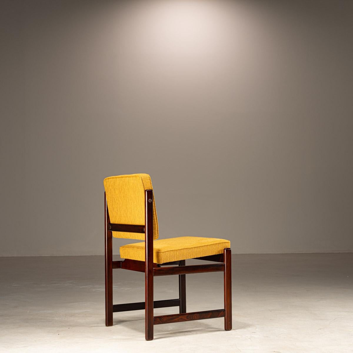 Woodwork Mid-Century Dining Chairs 'Marco', by Sergio Rodrigues, Brazilian Hardwood For Sale