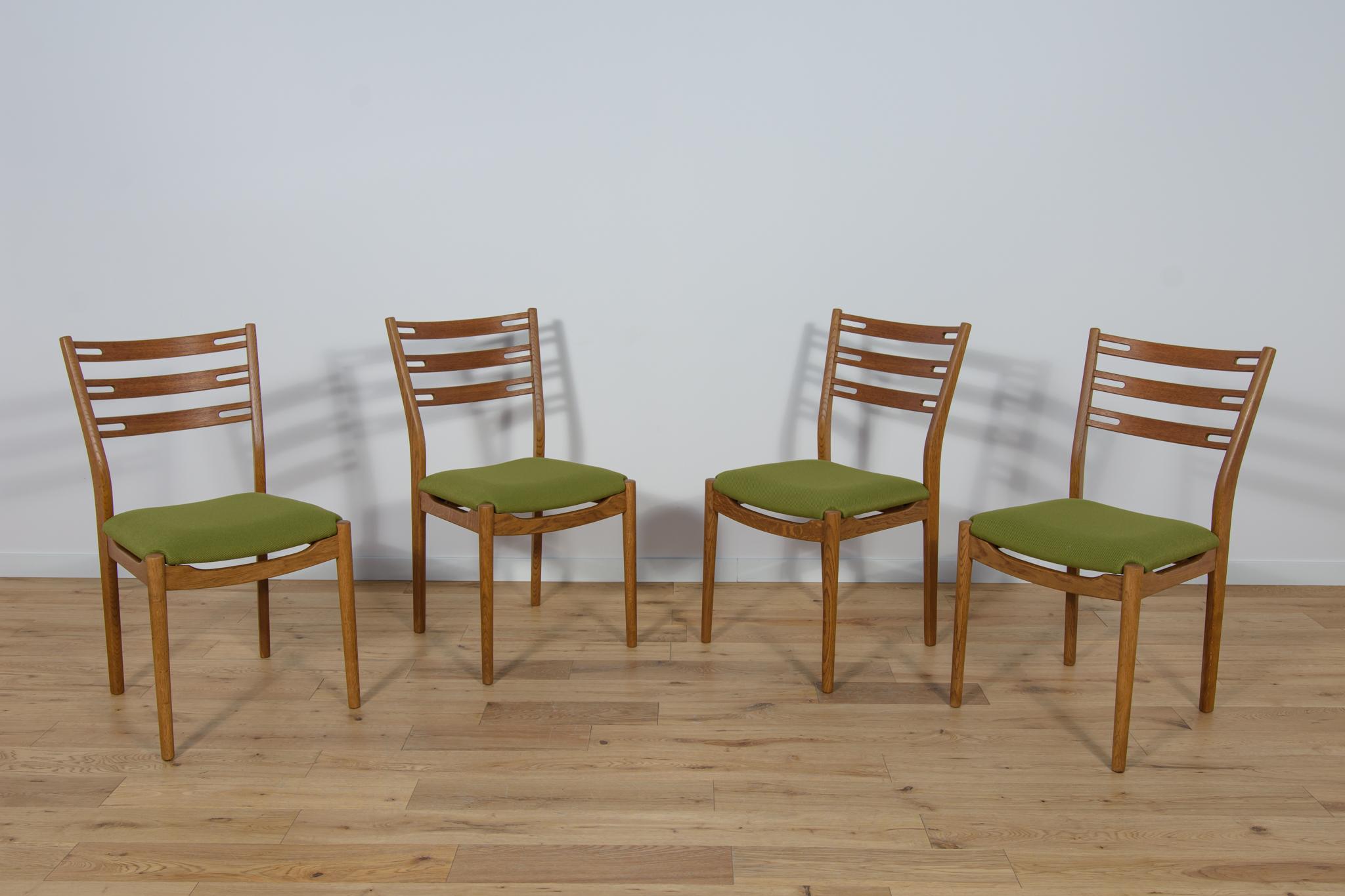 Danois Chaises de salle à manger du milieu du siècle modèle 210 de Farstrup Furniture, années 1960, lot de 4 en vente