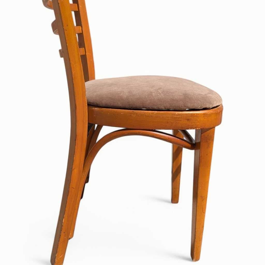 Mid-Century Dining Chairs, Pair – Bentwood, Wood Frame, Thonet, c. 1930s en vente 2