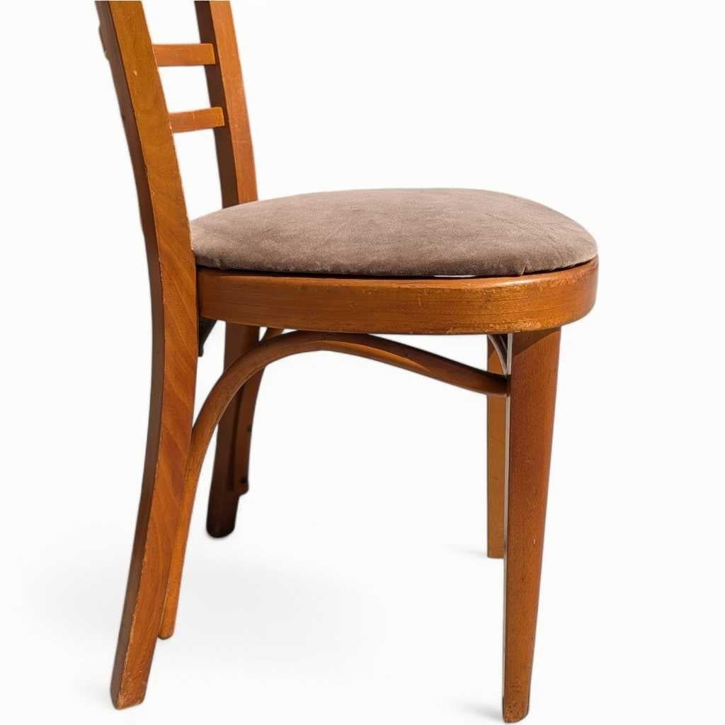 Menuiserie Mid-Century Dining Chairs, Pair – Bentwood, Wood Frame, Thonet, c. 1930s en vente