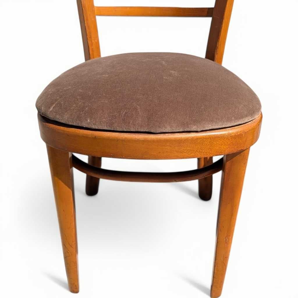 Mid-Century Dining Chairs, Pair – Bentwood, Wood Frame, Thonet, c. 1930s Bon état - En vente à Rancho Cucamonga, CA