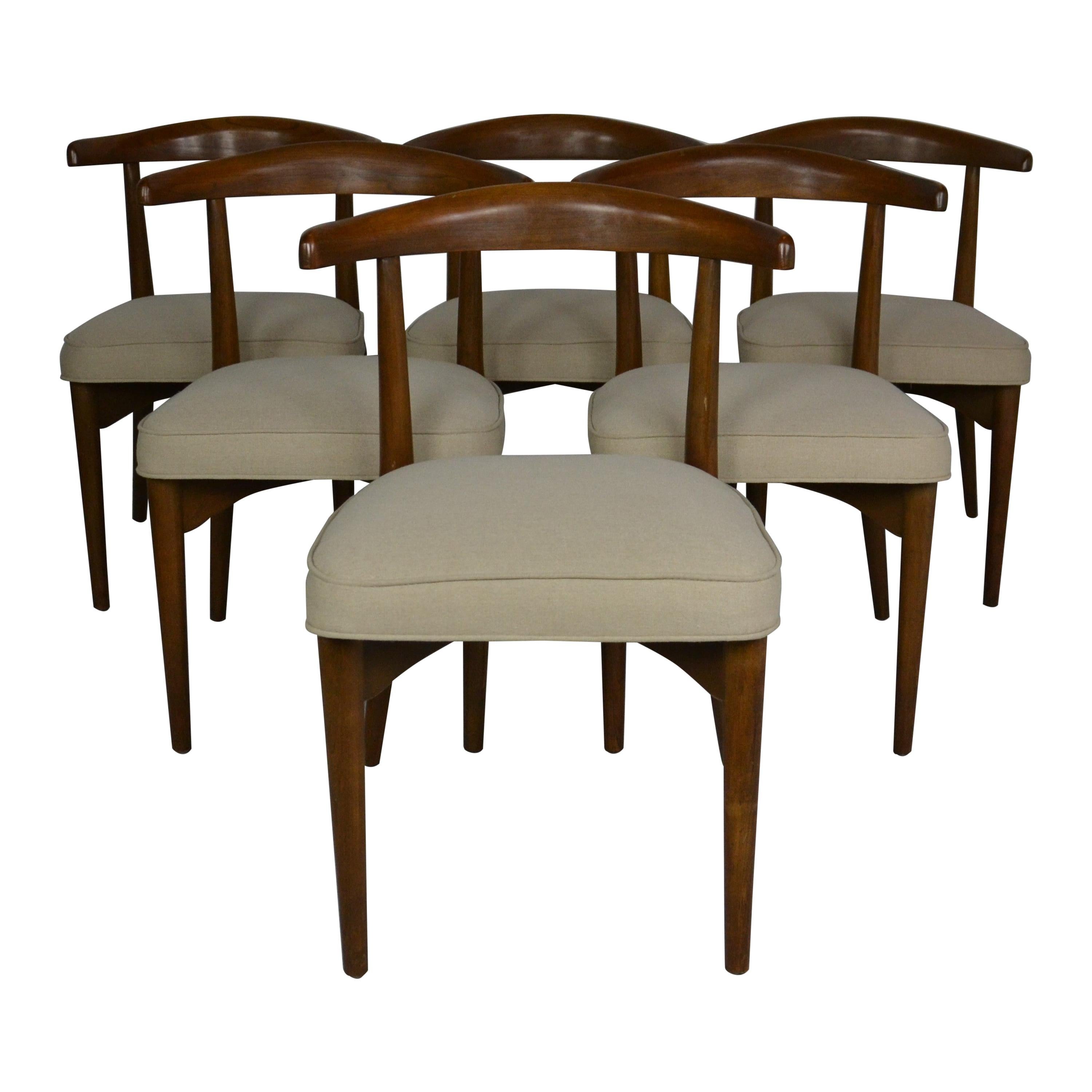 Midcentury Dining Chairs Set of 6