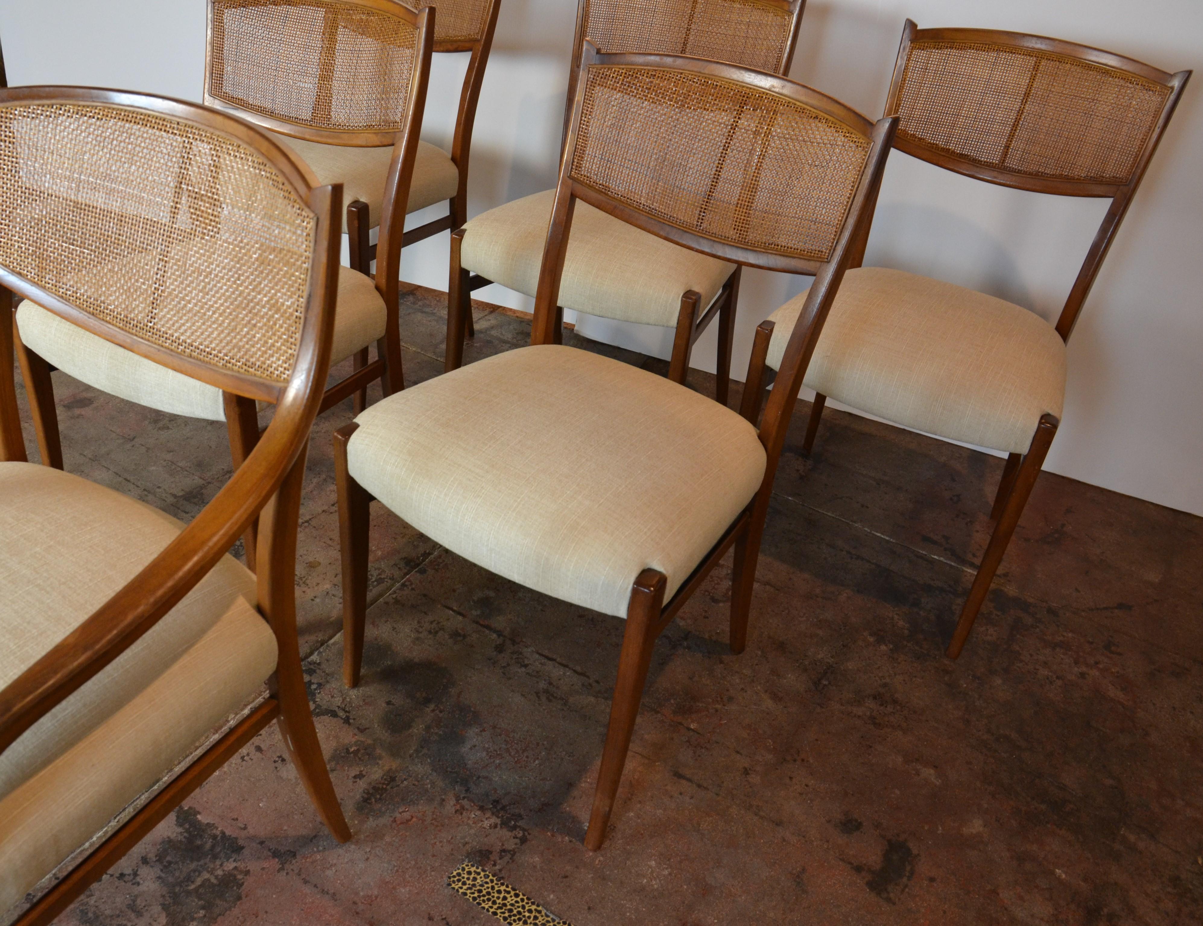 Midcentury Dining Chairs, Set of 6 In Good Condition In Pomona, CA