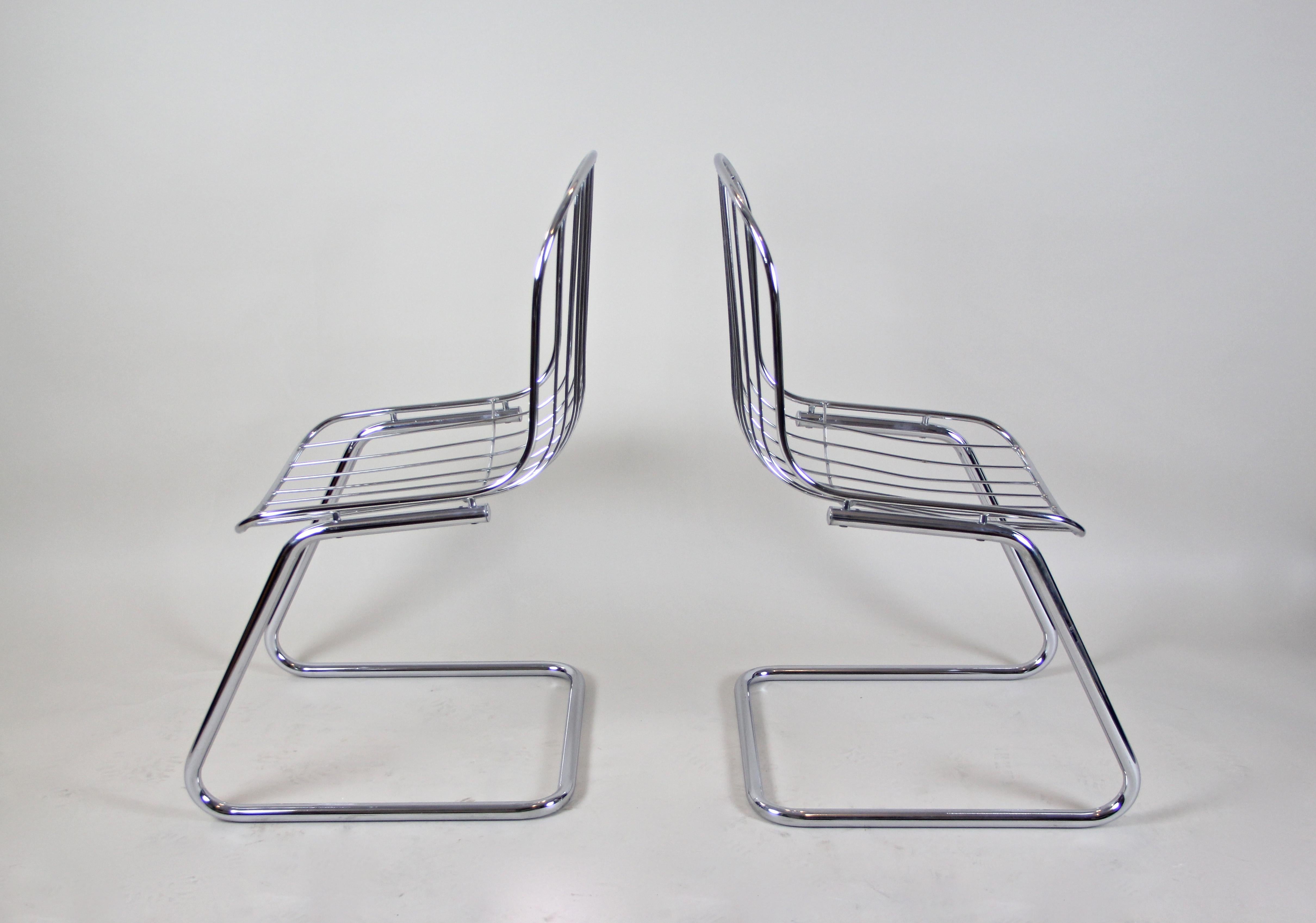 gastone rinaldi chrome chairs