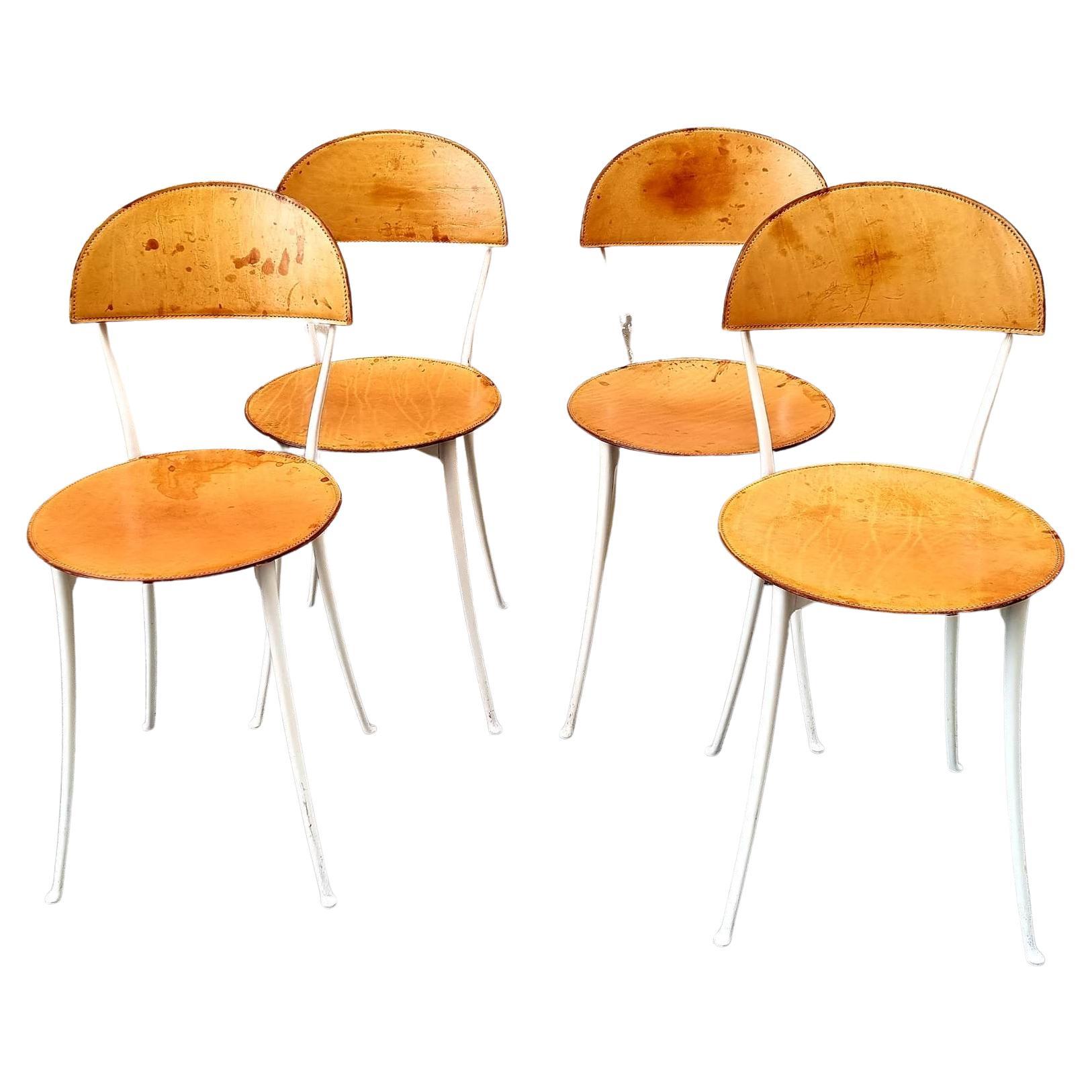 Chaises de salle à manger Tonietta d'Enzo Mari, Zanotta, Italie, années 80, lot de 4 en vente