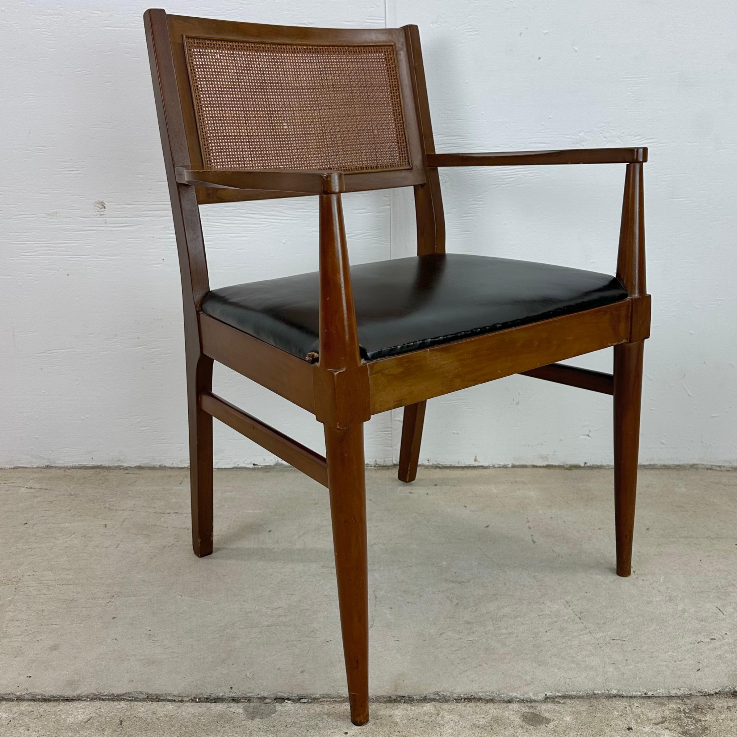 Other Mid-Century Dining Chairs with Cane Backs after jens risom
