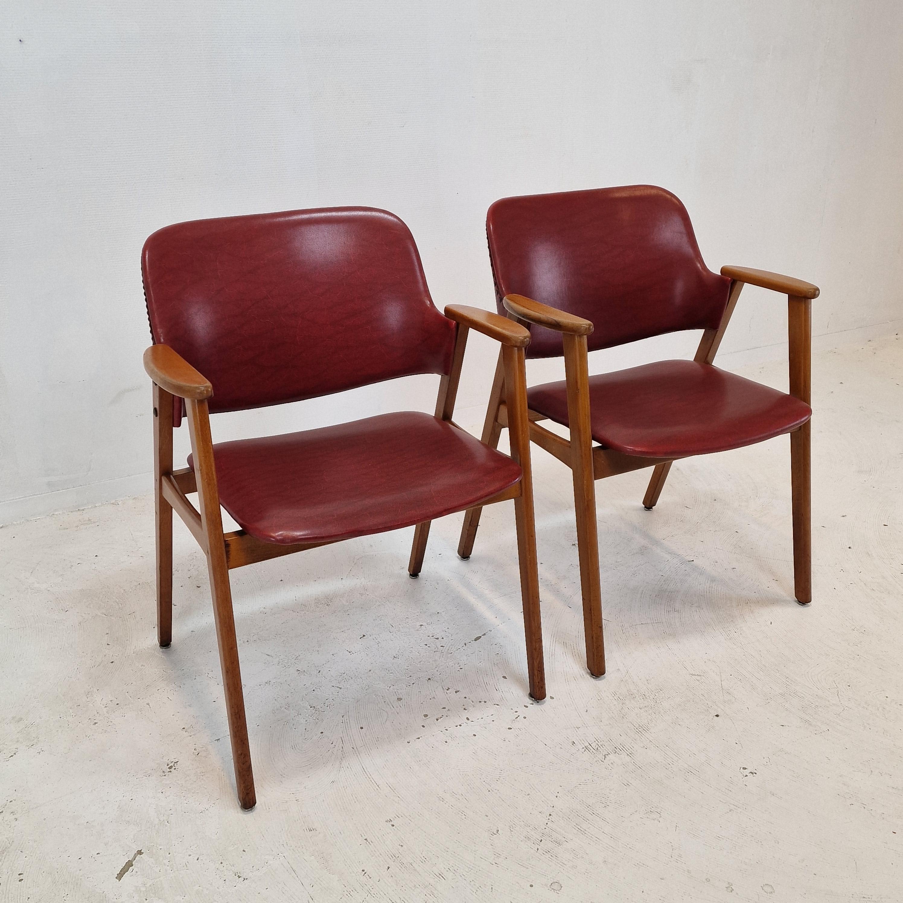 Mid-Century Modern Midcentury Dining or Restaurant Chairs by Cees Braakman for Pastoe, 1950s For Sale