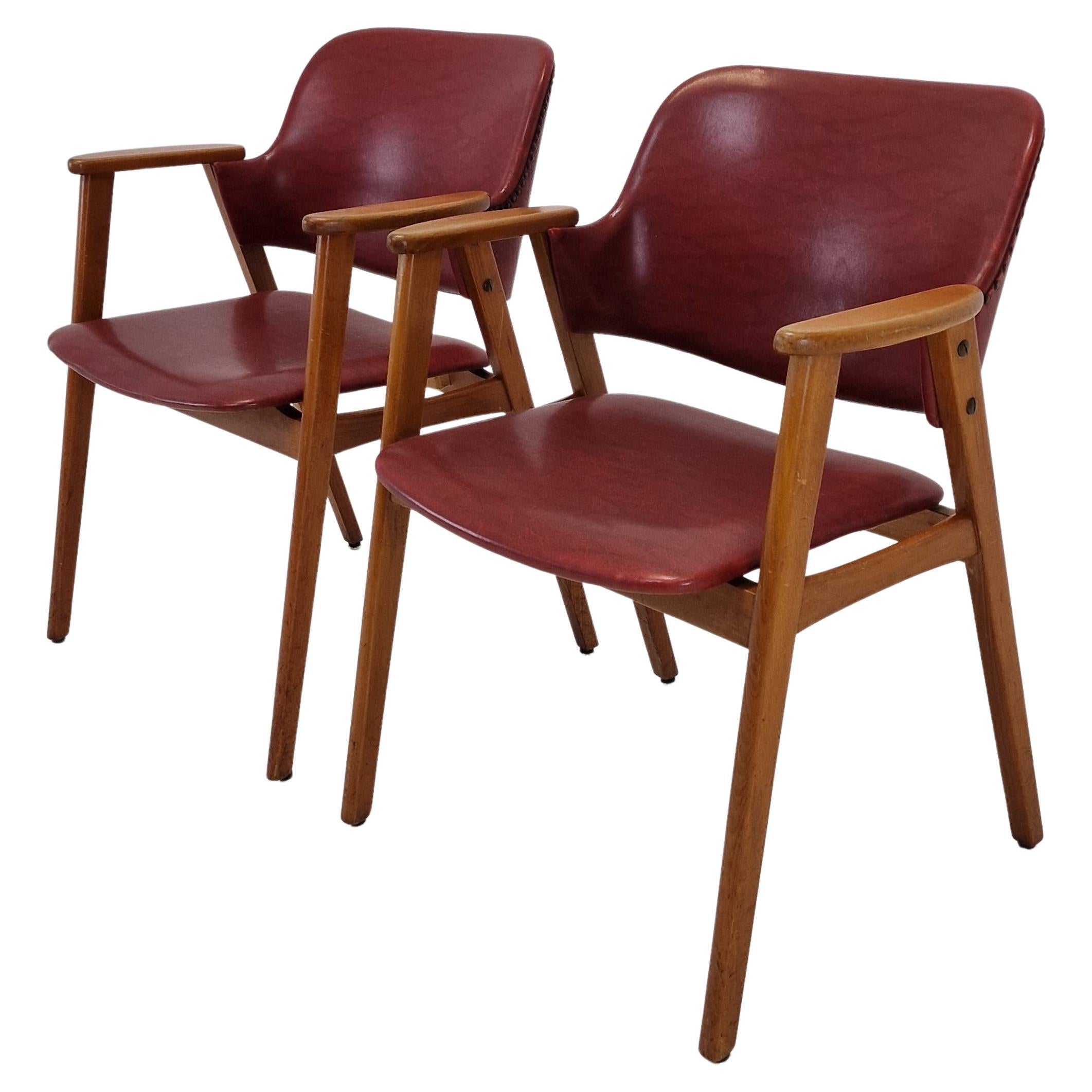 Midcentury Dining or Restaurant Chairs by Cees Braakman for Pastoe, 1950s For Sale