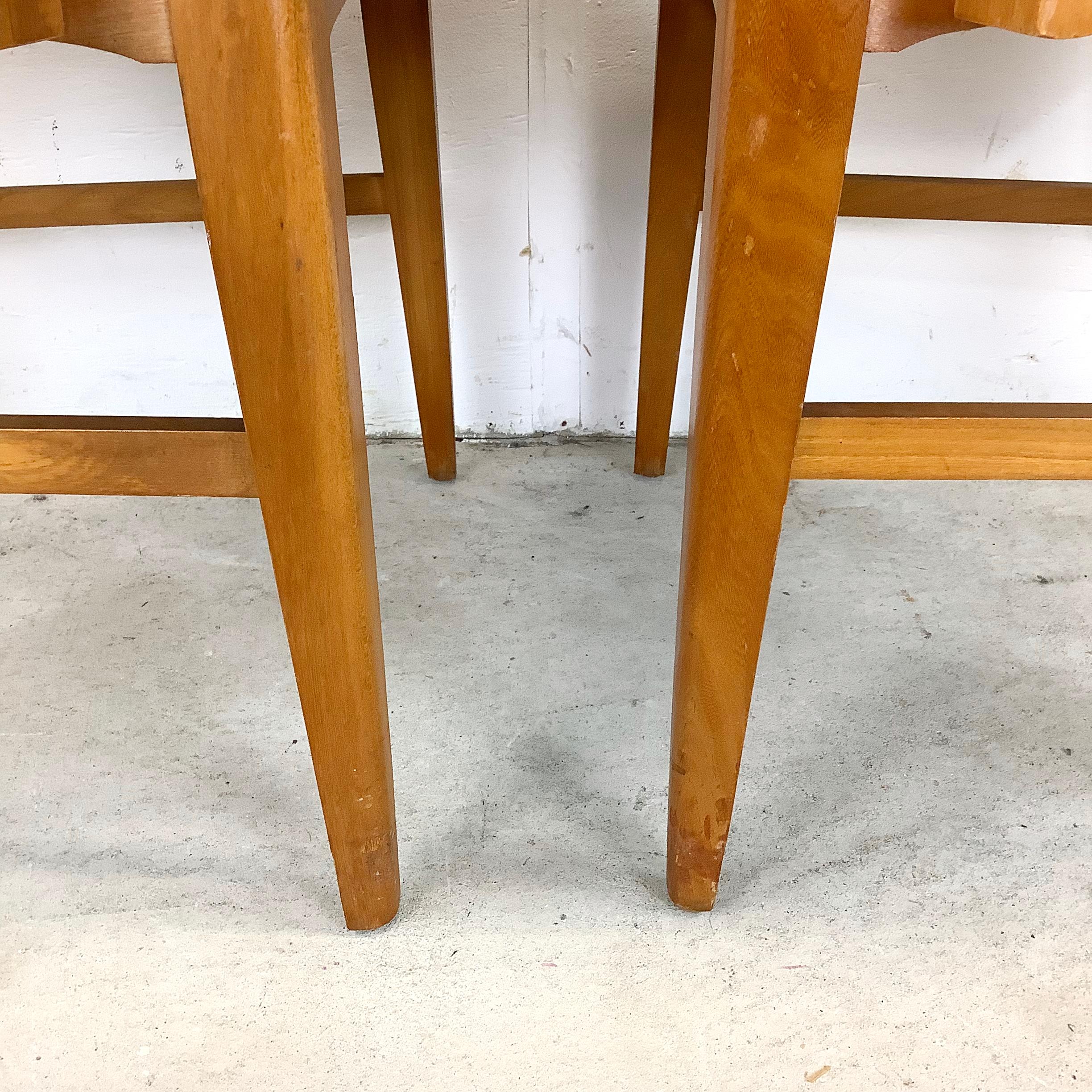 Esszimmerstühle aus der Mitte des Jahrhunderts von Young Manufacturing – Paar im Angebot 7