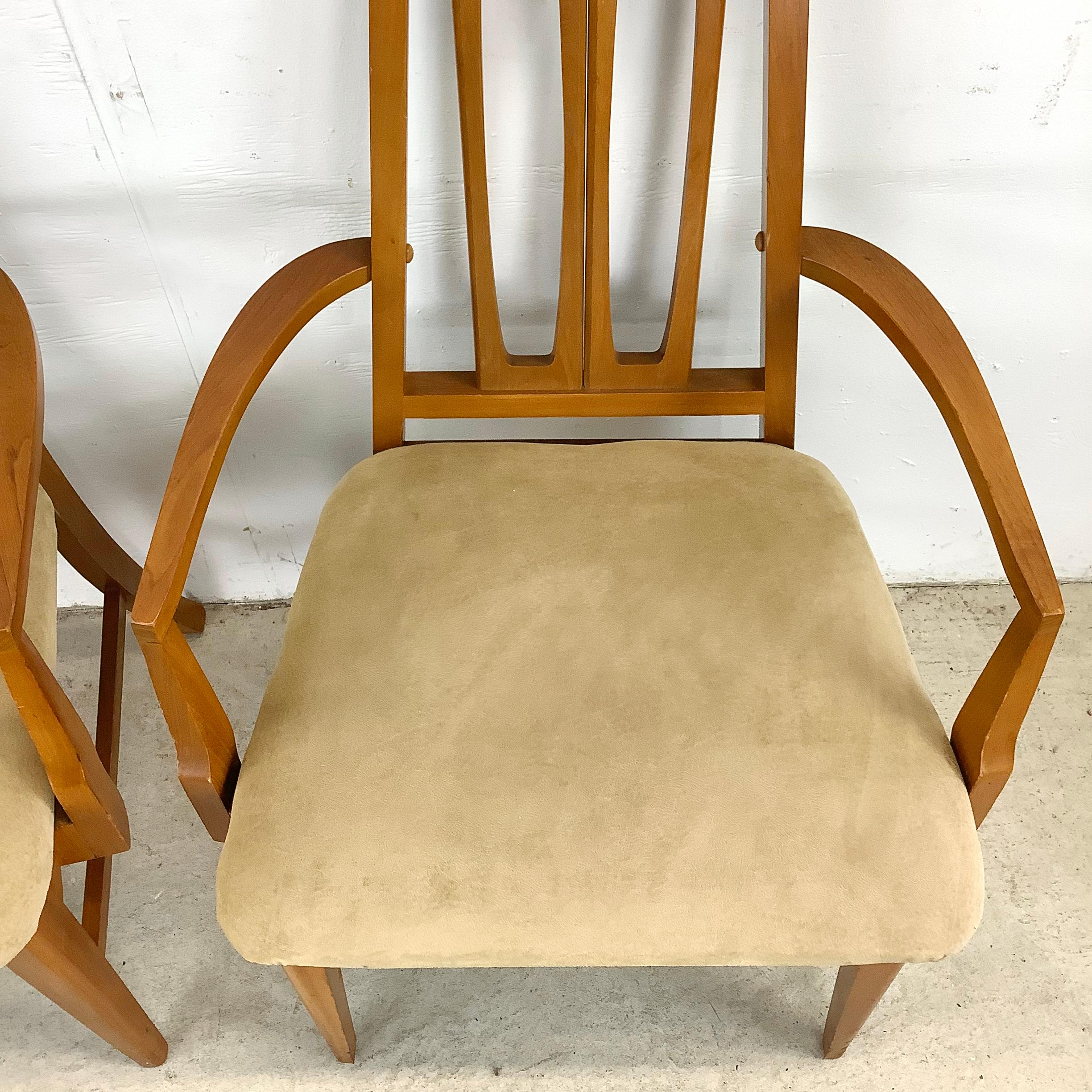 Esszimmerstühle aus der Mitte des Jahrhunderts von Young Manufacturing – Paar im Zustand „Gut“ im Angebot in Trenton, NJ