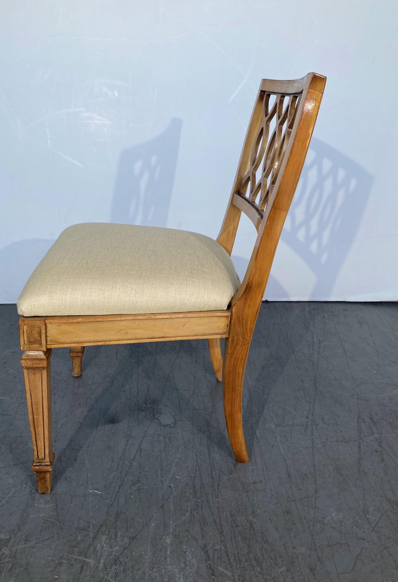 Juego de 6 sillas de comedor de mediados de siglo Estadounidense en venta