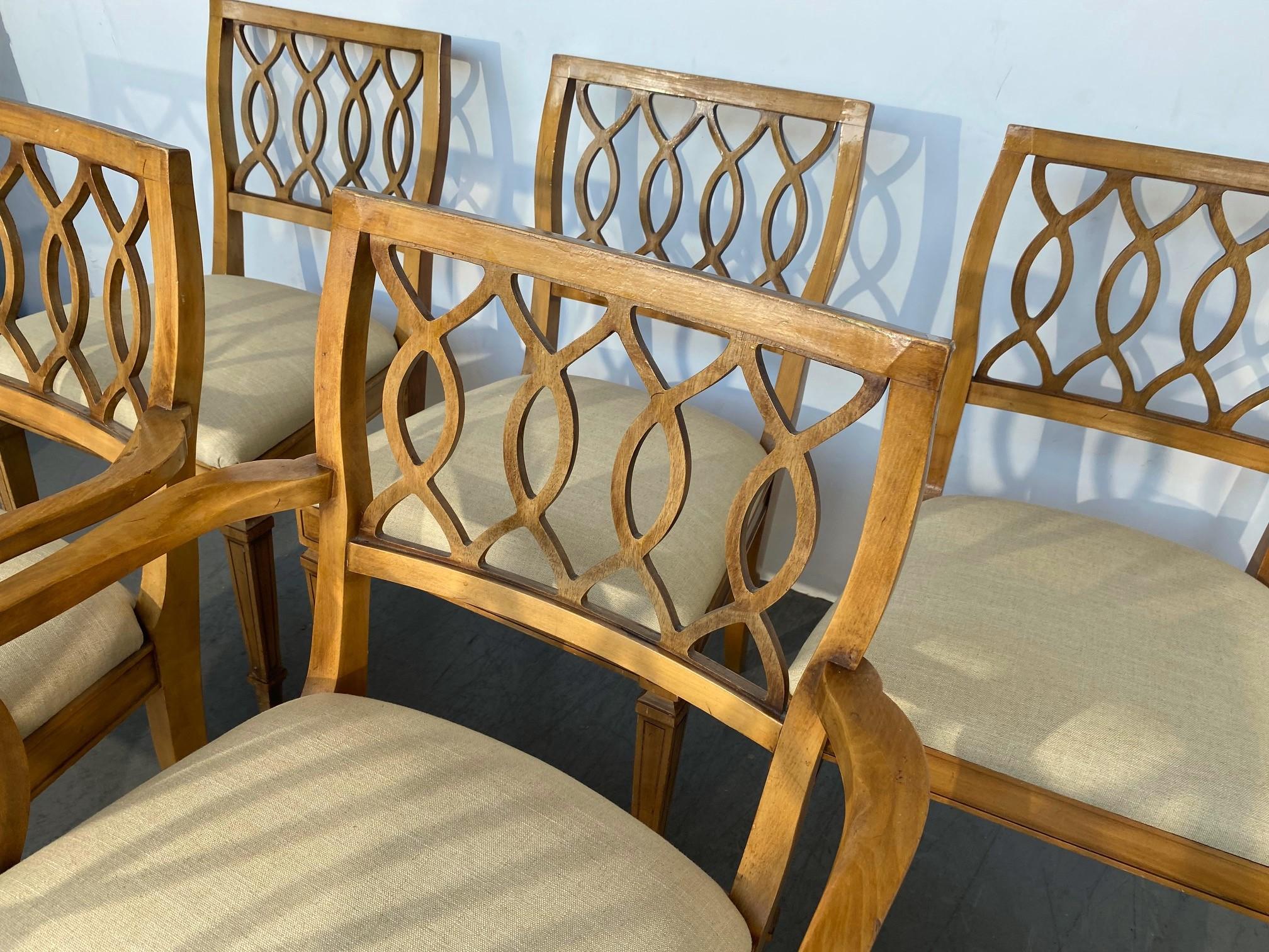 Juego de 6 sillas de comedor de mediados de siglo en Bastante bueno estado para la venta en Pomona, CA