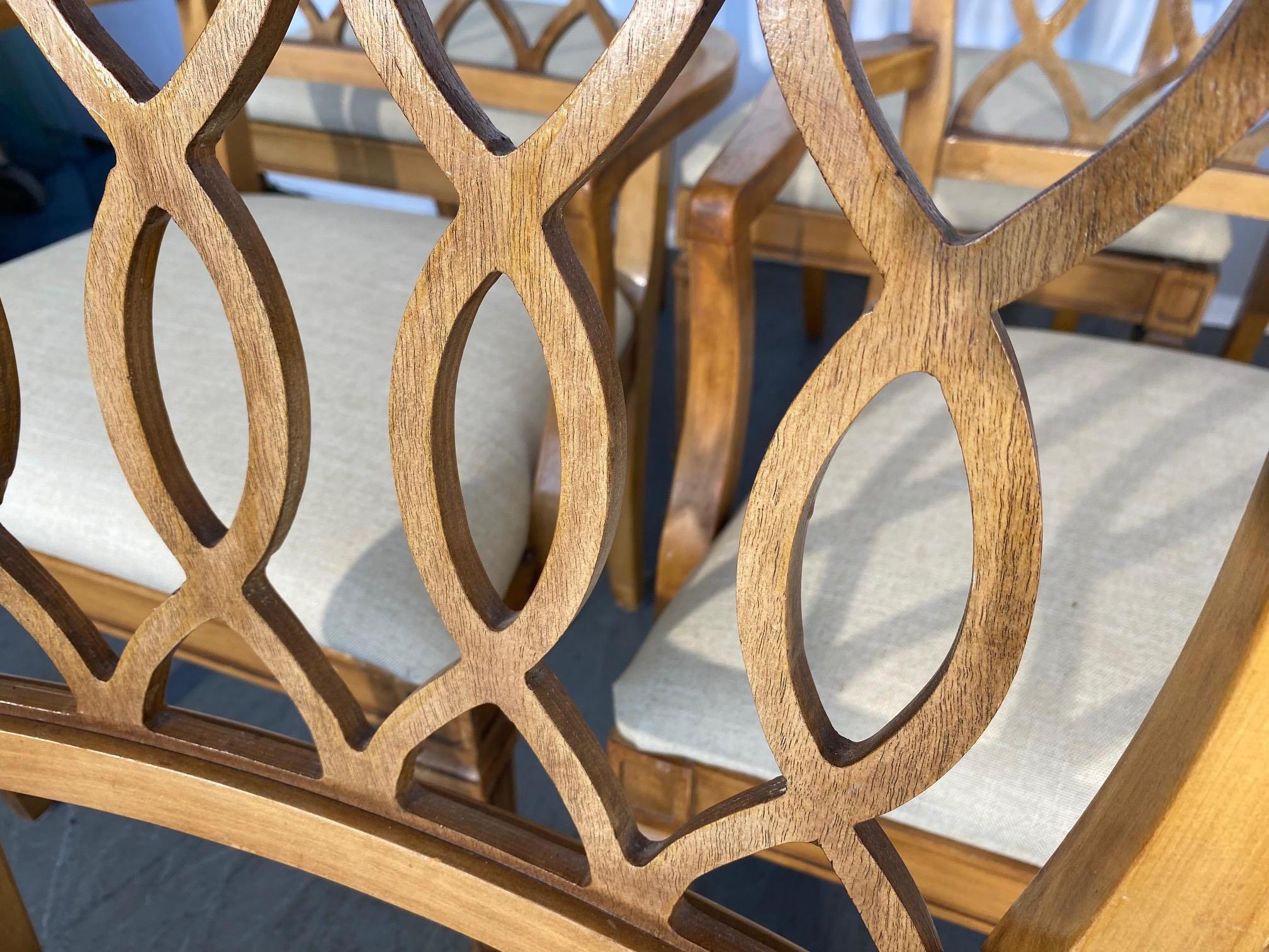 Juego de 6 sillas de comedor de mediados de siglo en venta 2