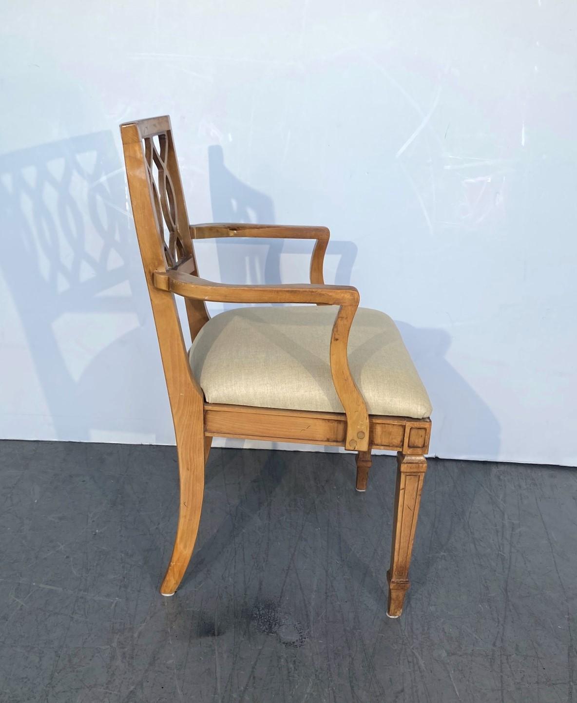 Juego de 6 sillas de comedor de mediados de siglo en venta 3