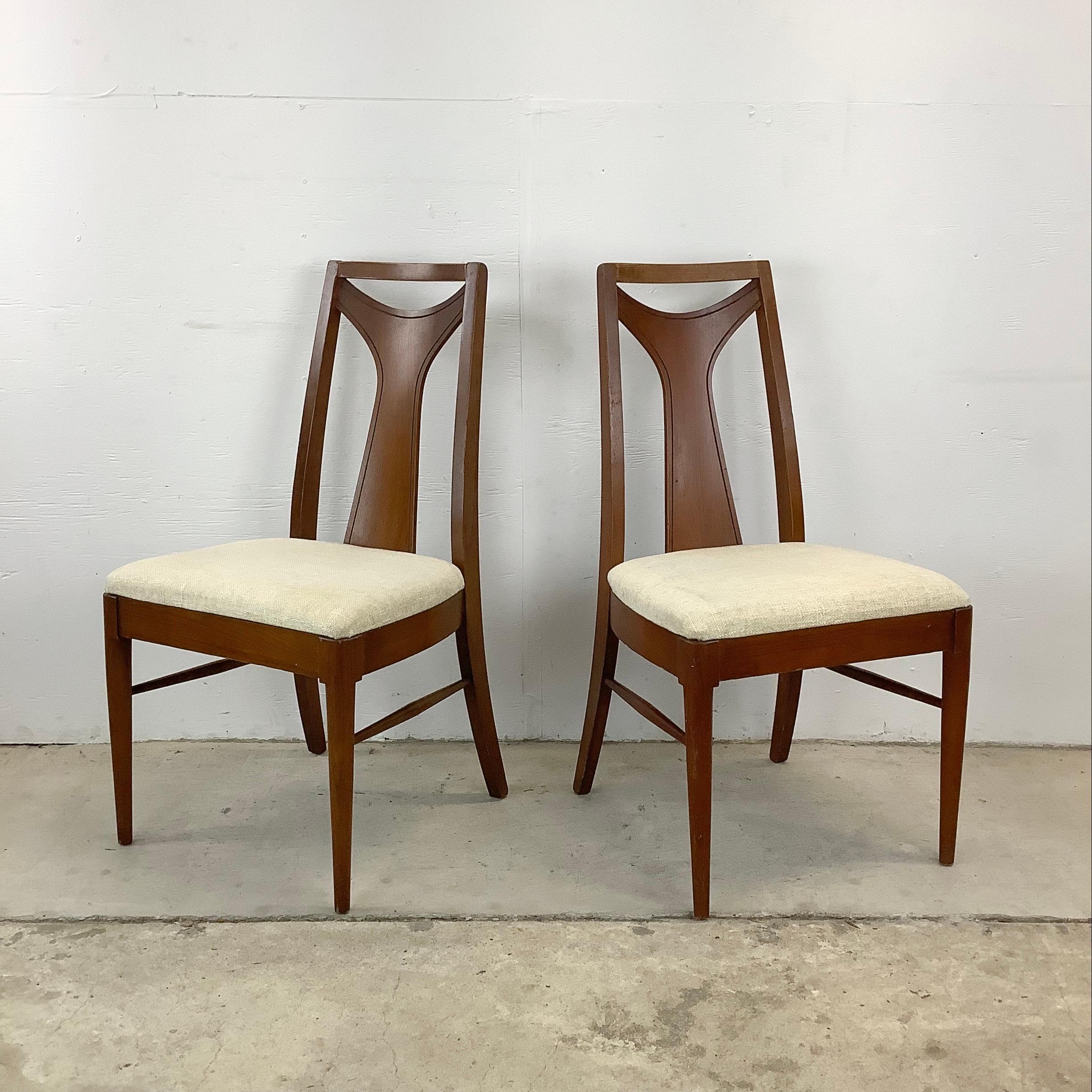 Mid-Century Dining Room Chairs- Set of Six  2