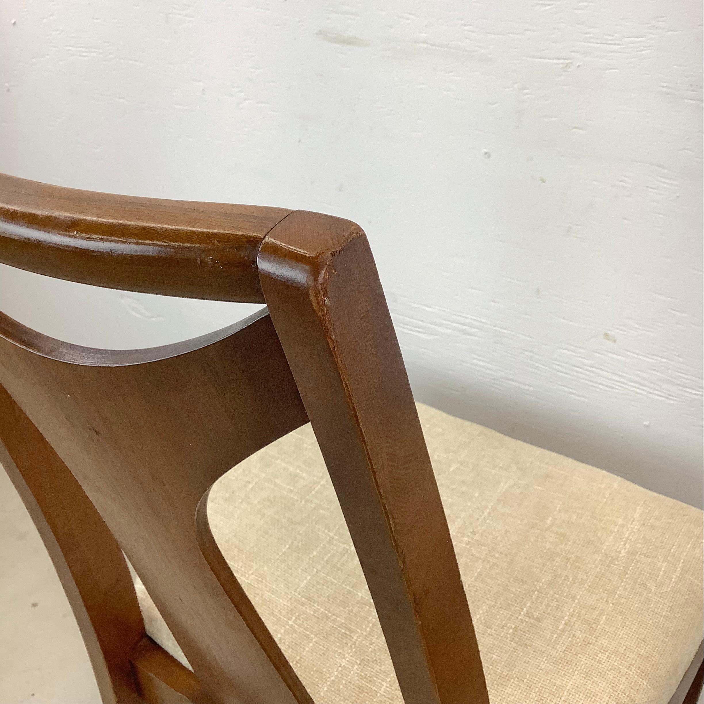 Mid-Century Dining Room Chairs- Set of Six  3