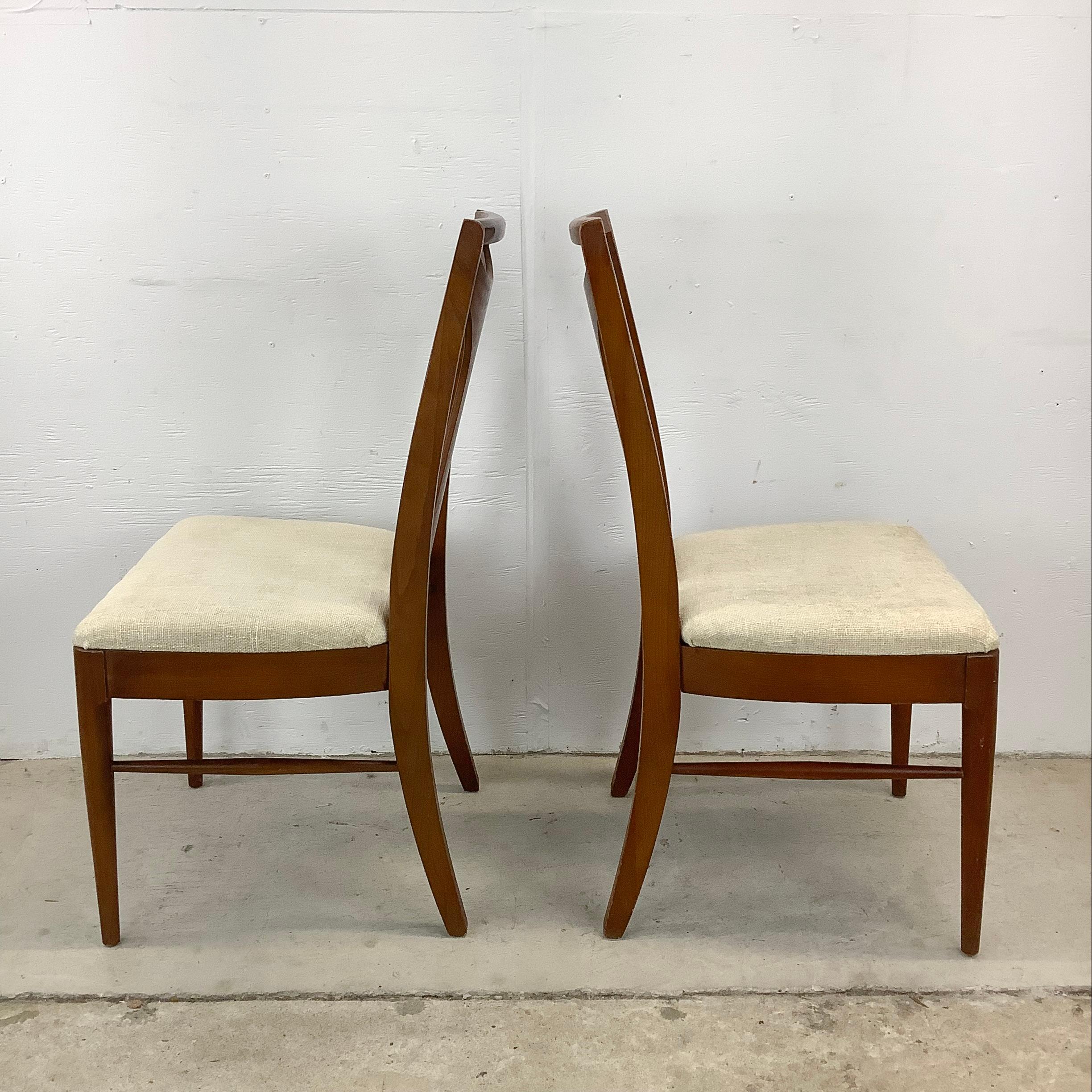 Mid-Century Dining Room Chairs- Set of Six  6